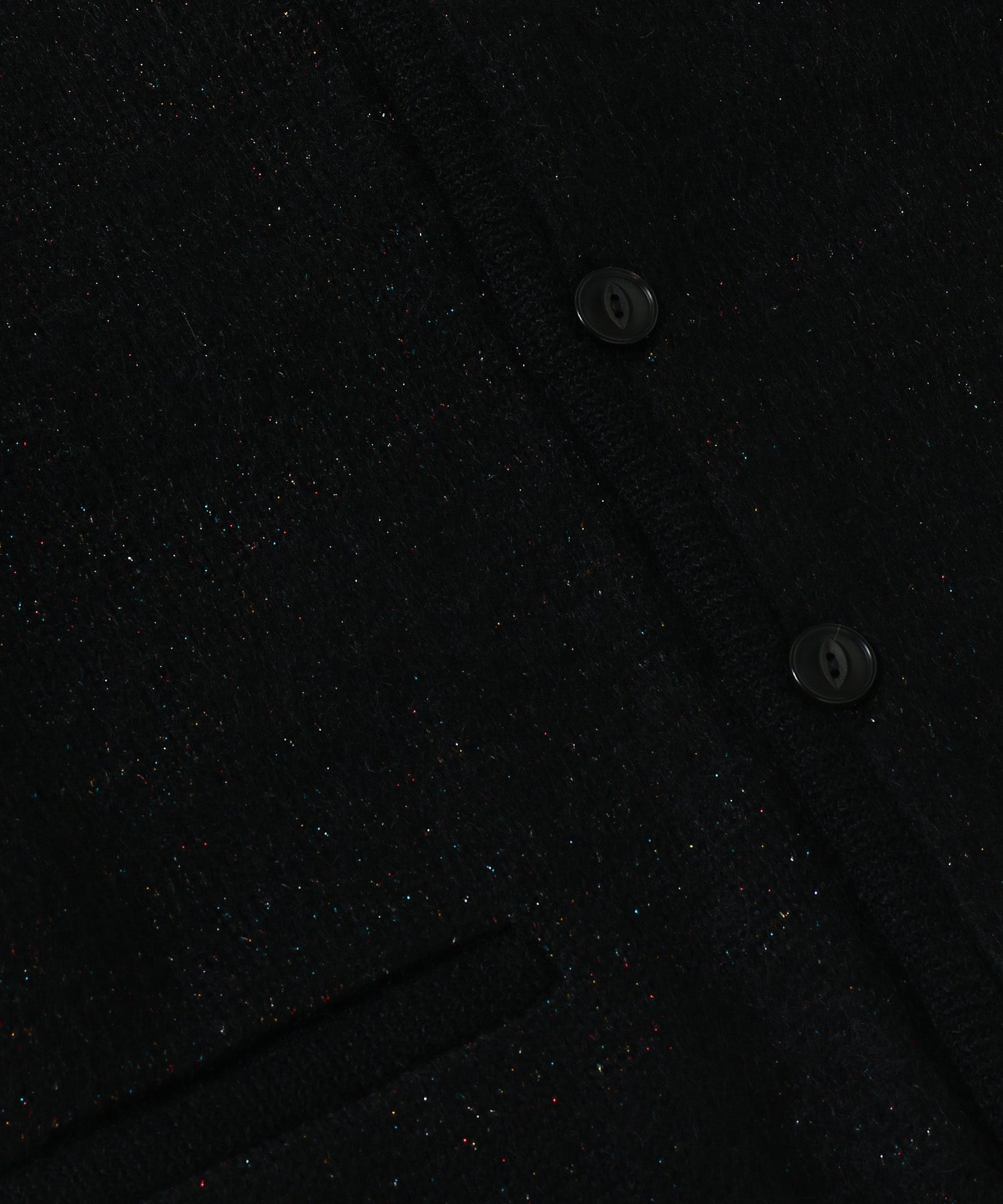 GLITTER MOHAIR KNIT CARDIGAN