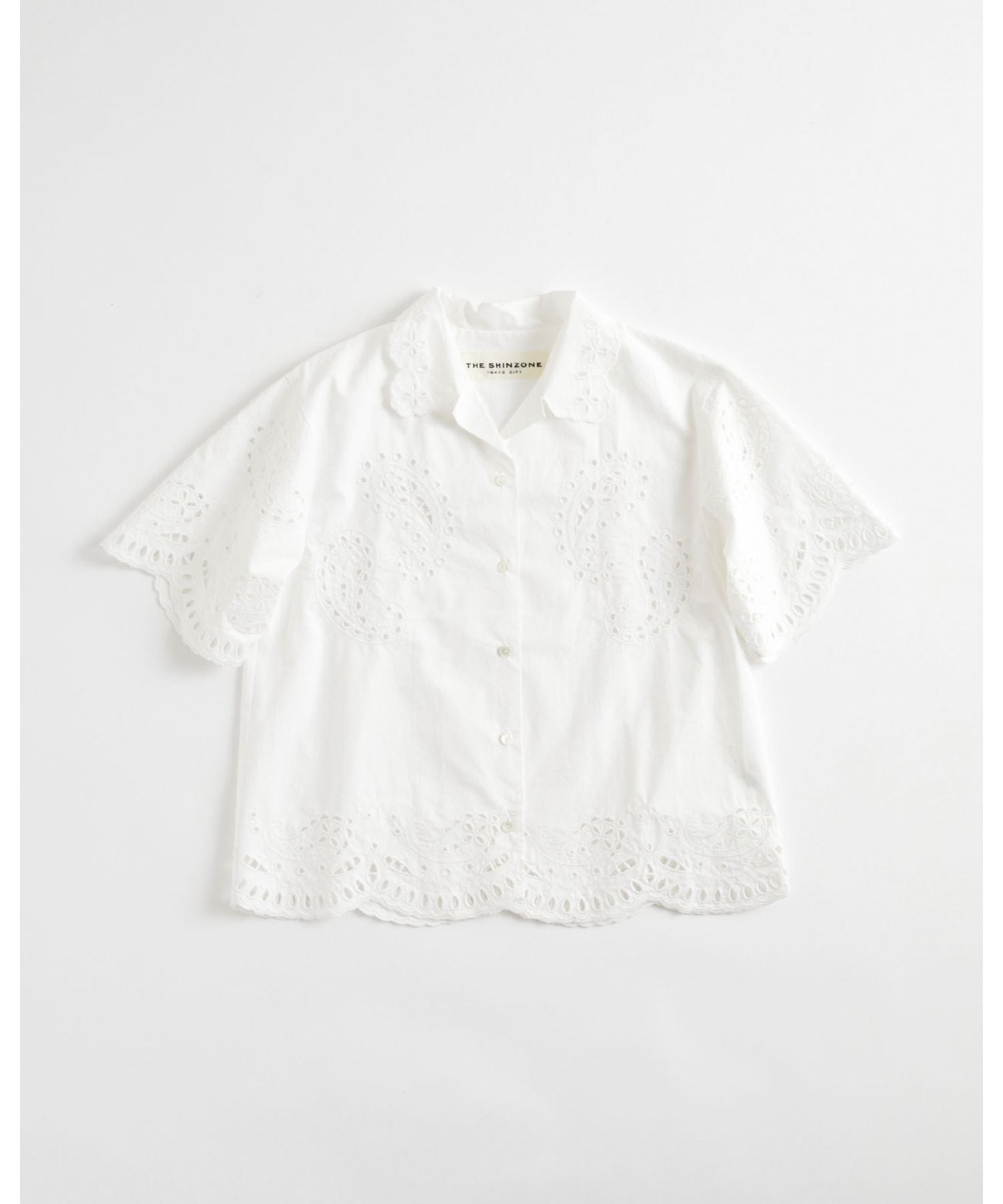 PAISLEY OPEN COLLAR SHIRT
