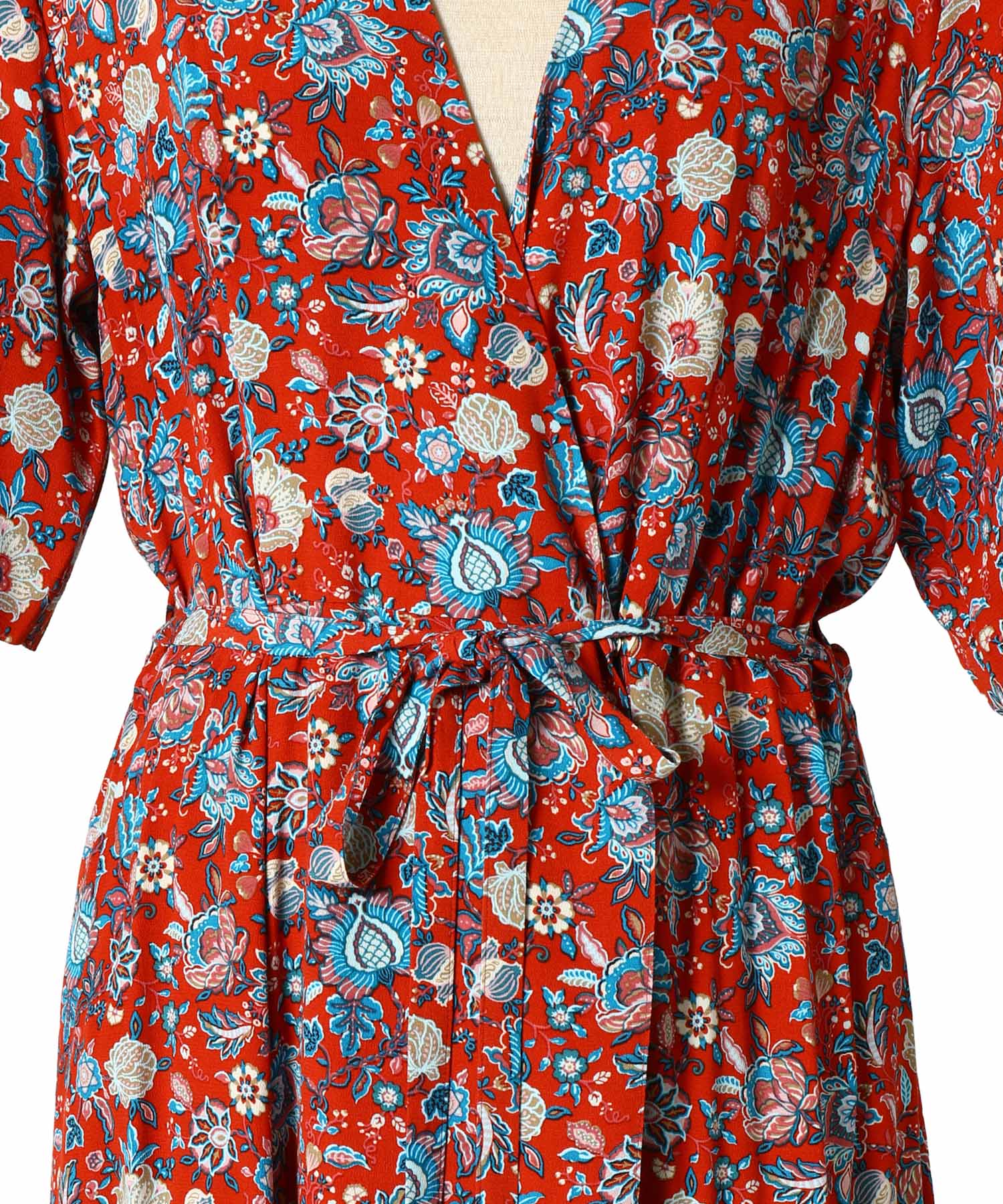 ORIENTAL FLOWER CACHECOEUR DRESS
