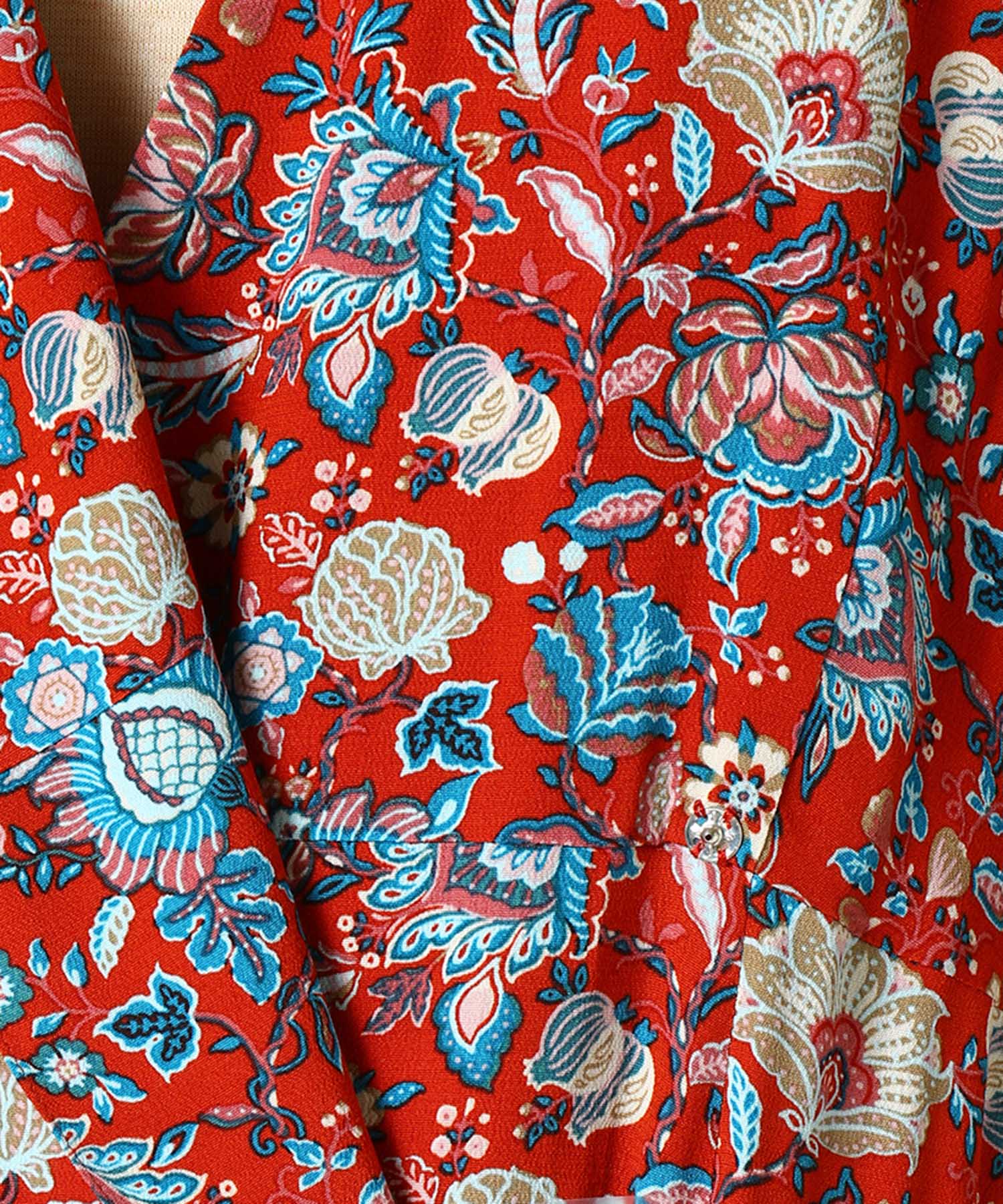 ORIENTAL FLOWER CACHECOEUR DRESS