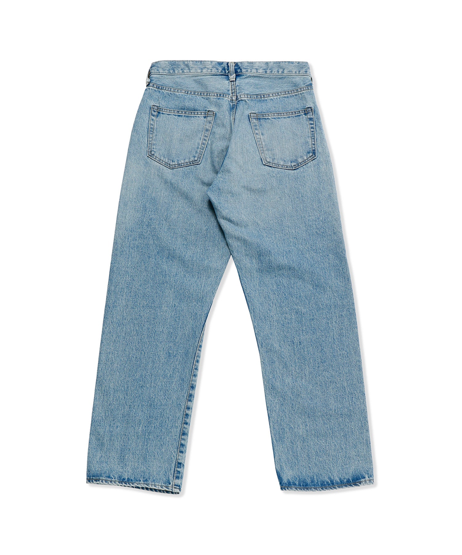 Washed Denim Pants