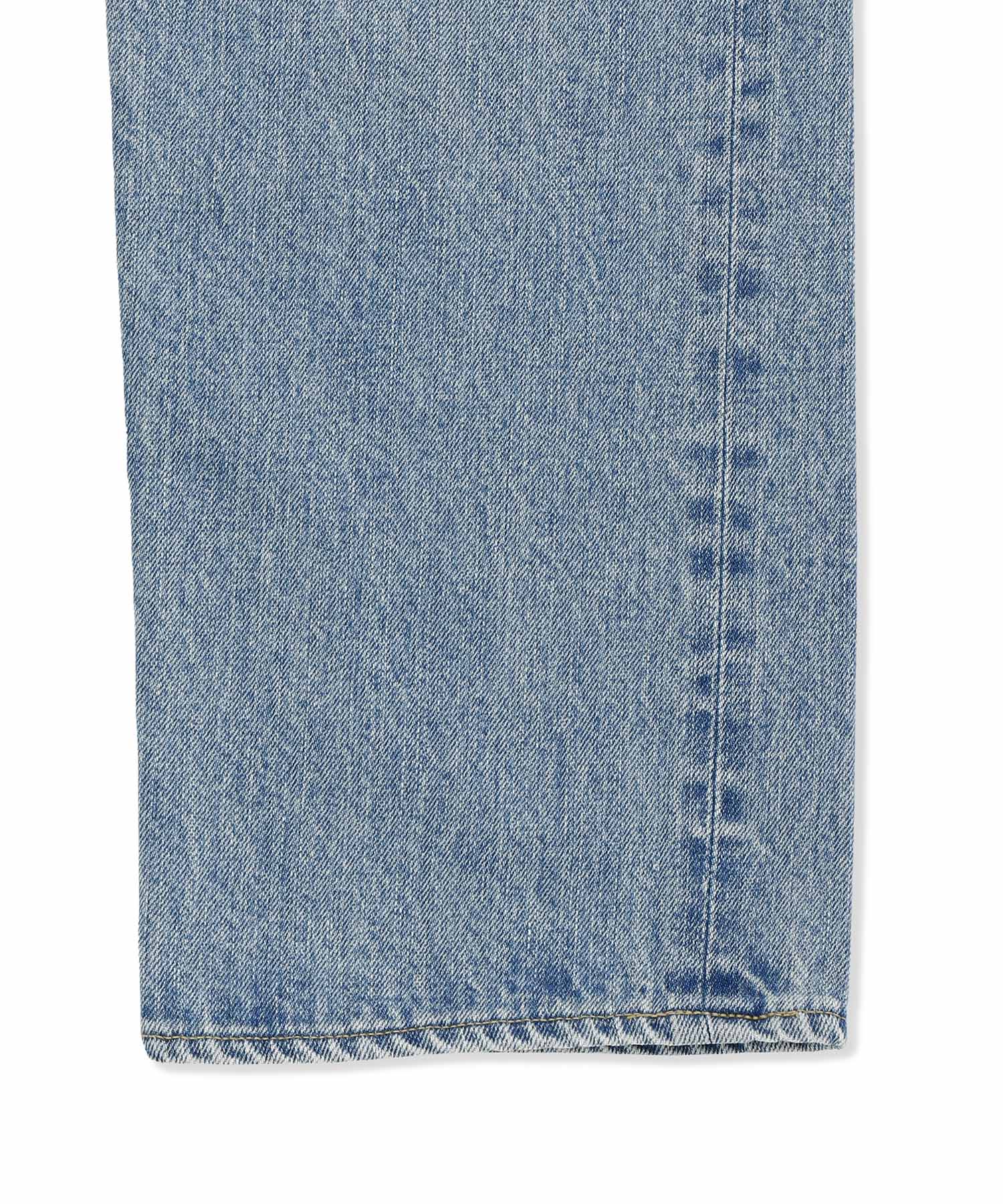 Washed Denim Pants
