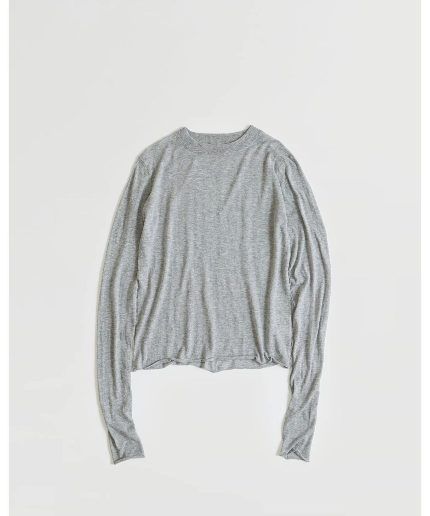 COTTON CASHMERE SHEER KNIT