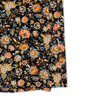 Oriental Flower Wrap Skirt