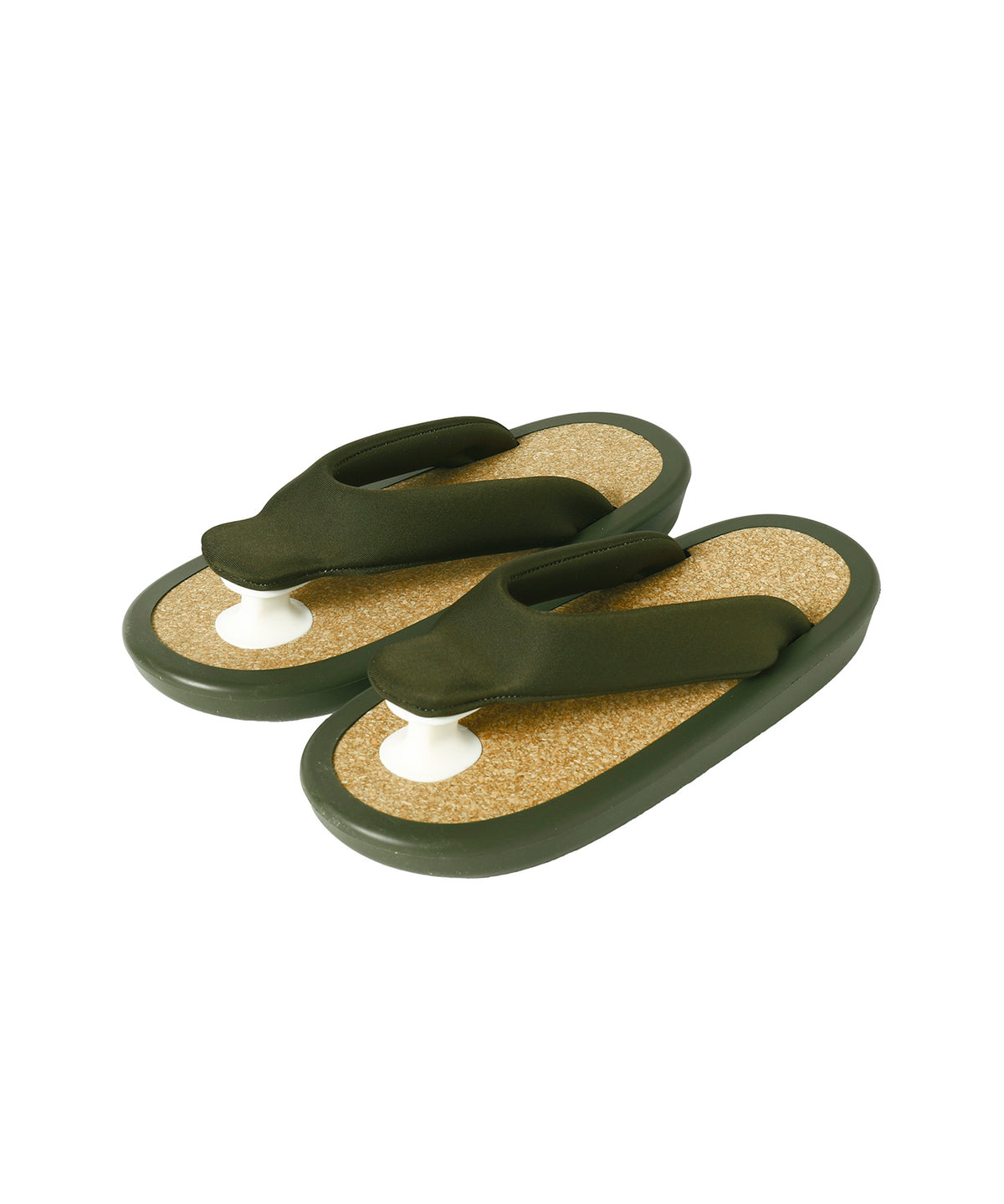 OJOJO 01 オリーブ/白/オリーブ/コルク