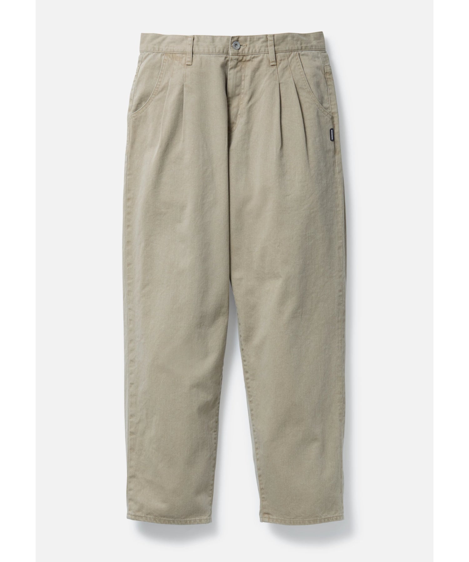 BAGGYSILHOUETTE TWO TUCK PANTS