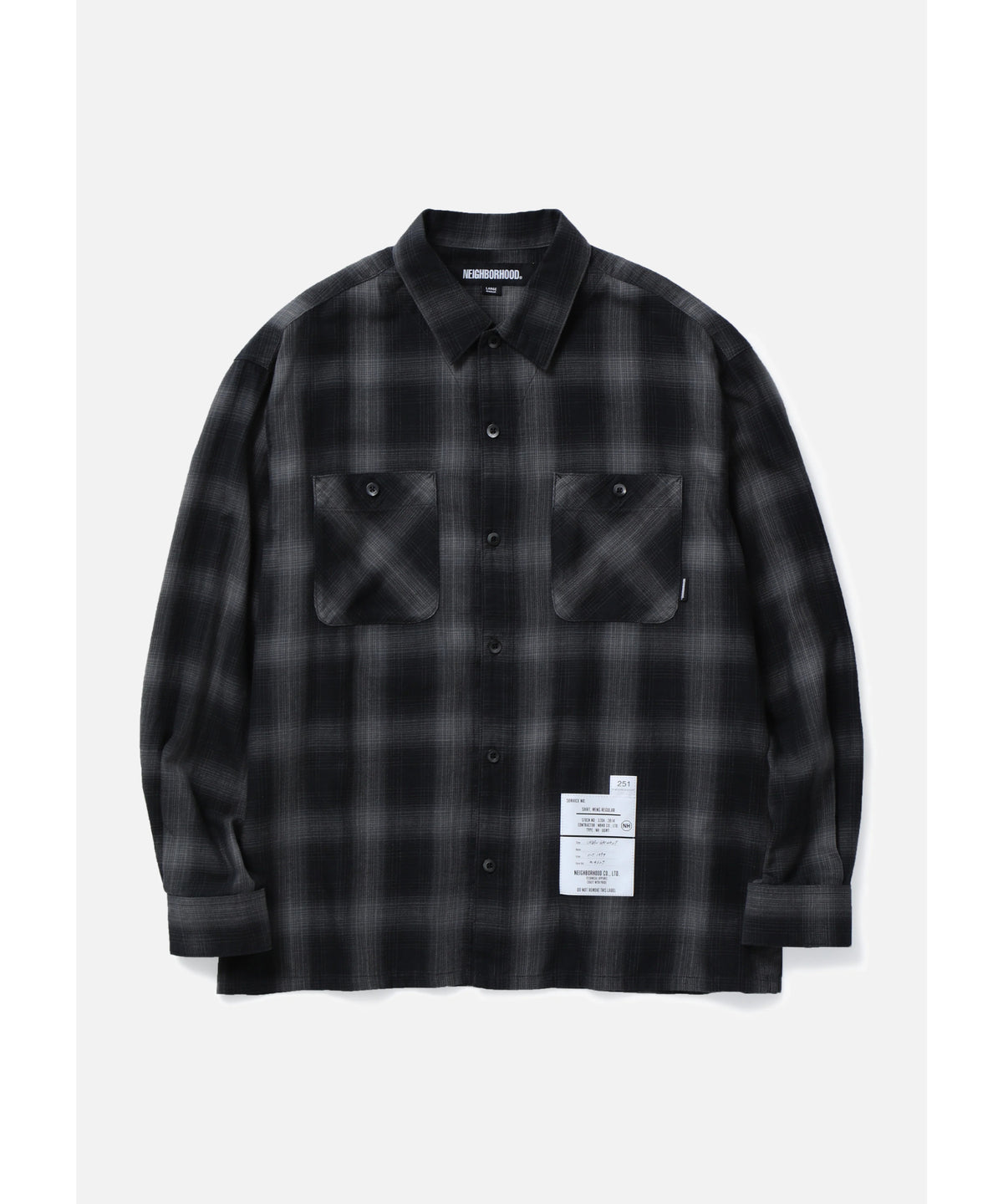 HOMBRE CHECK SHIRT LS