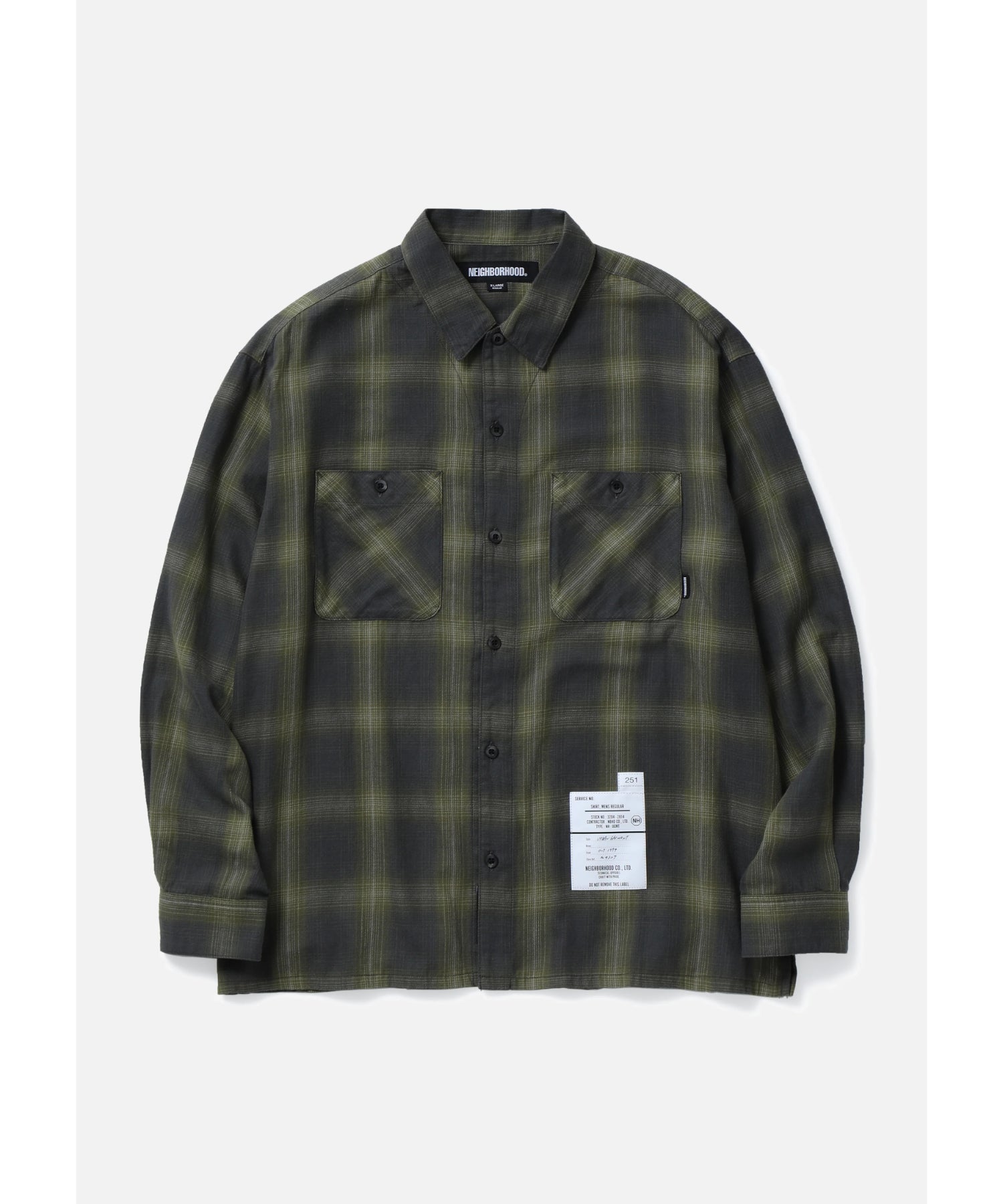 HOMBRE CHECK SHIRT LS