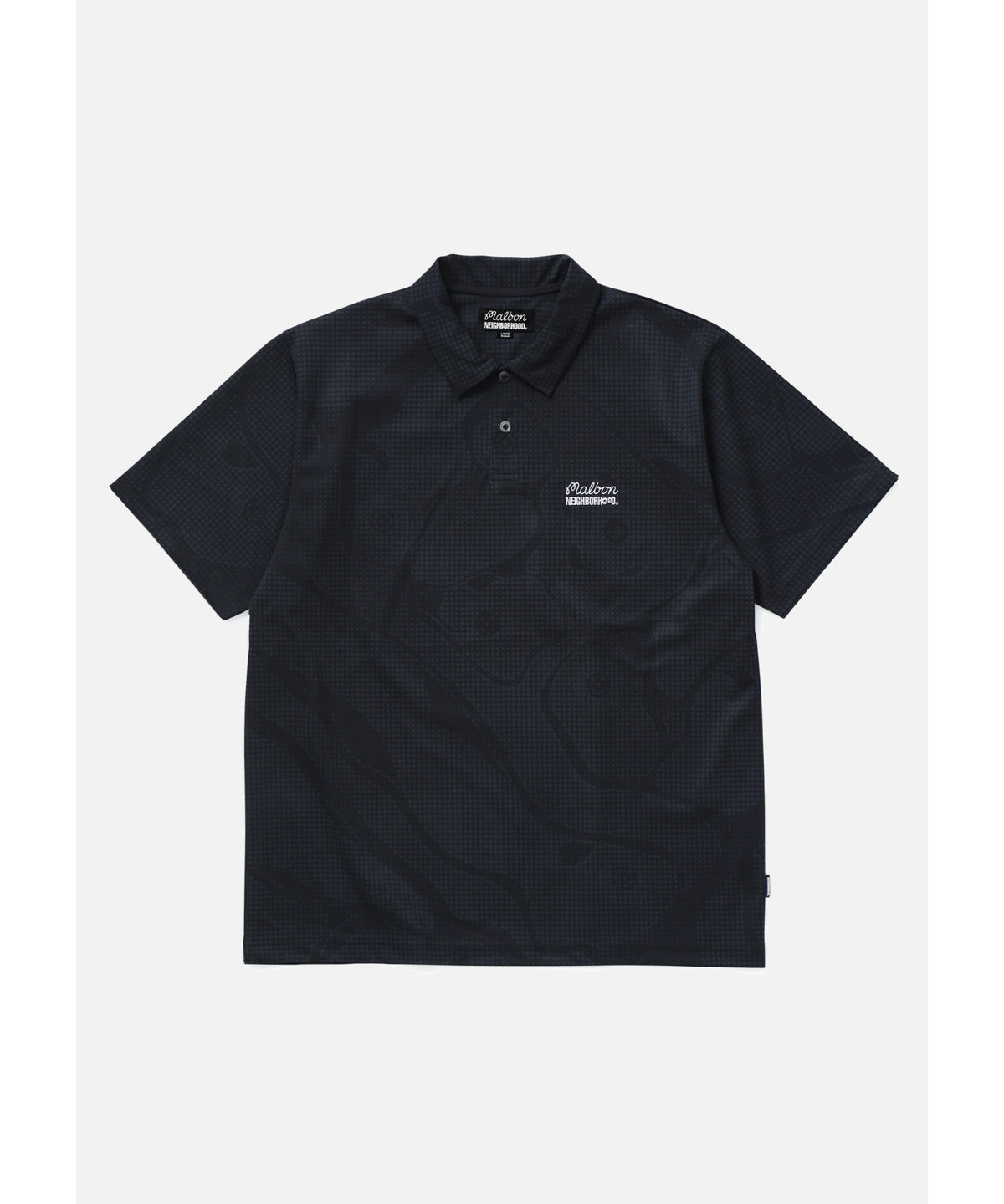 NH X MALBON GOLF . COURSE CAMO PATTERN POLO SS