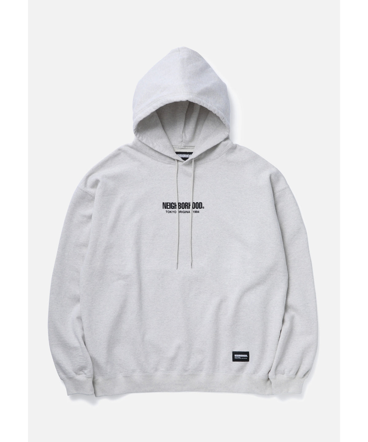 SOLID SWEAT HOODIE LS