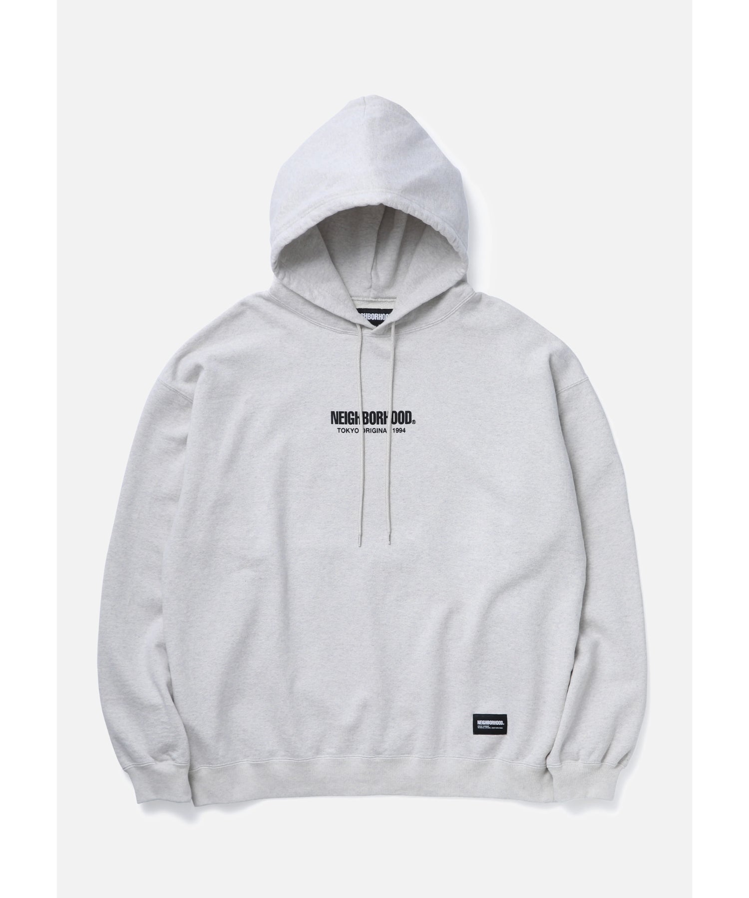 SOLID SWEAT HOODIE LS