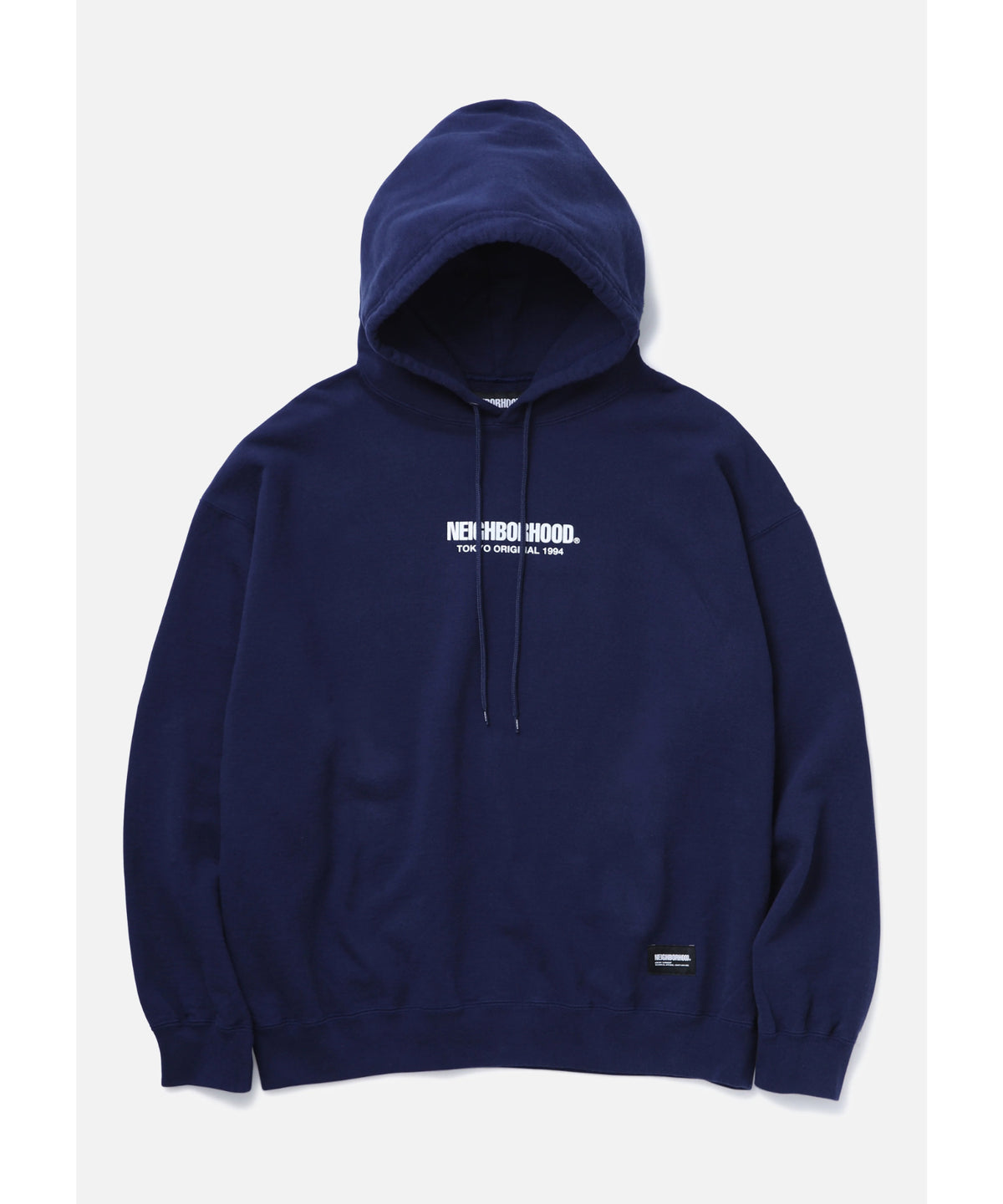 SOLID SWEAT HOODIE LS