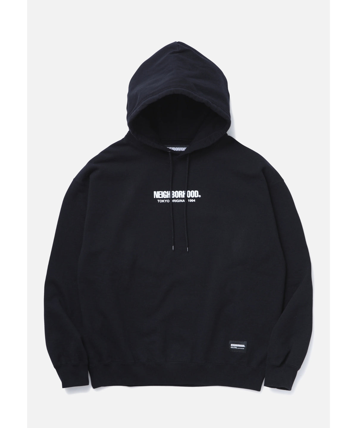 SOLID SWEAT HOODIE LS