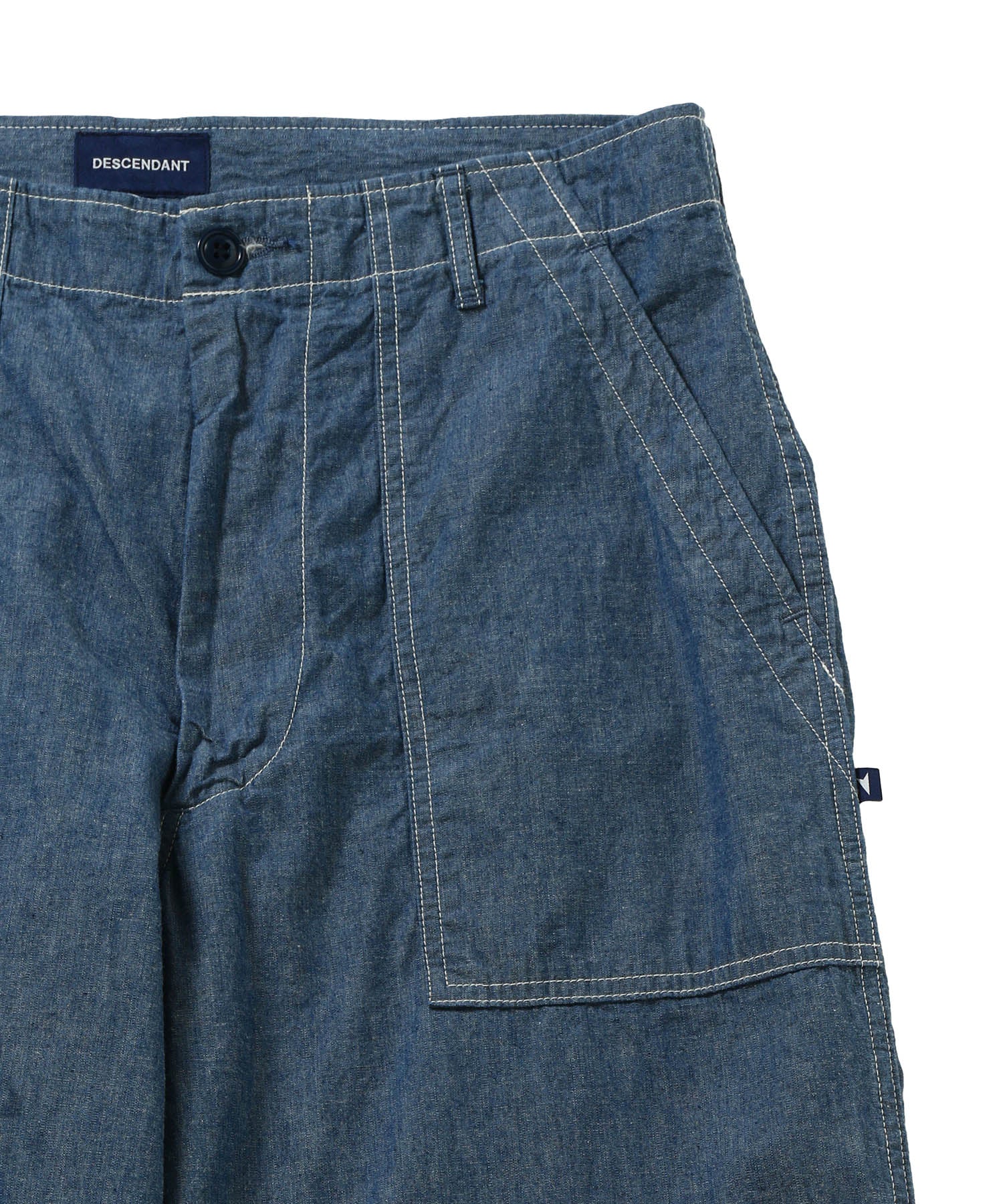 BAKER CHAMBRAY TROUSERS