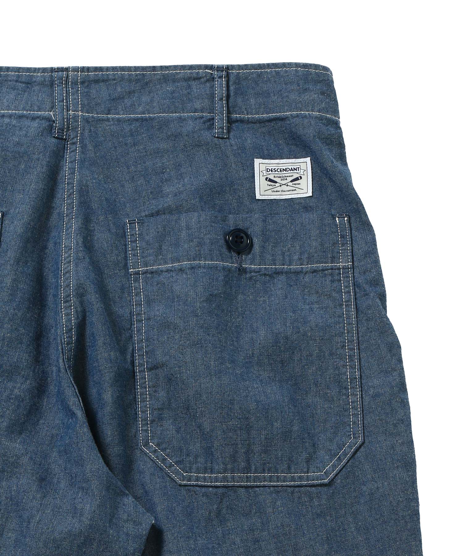 BAKER CHAMBRAY TROUSERS