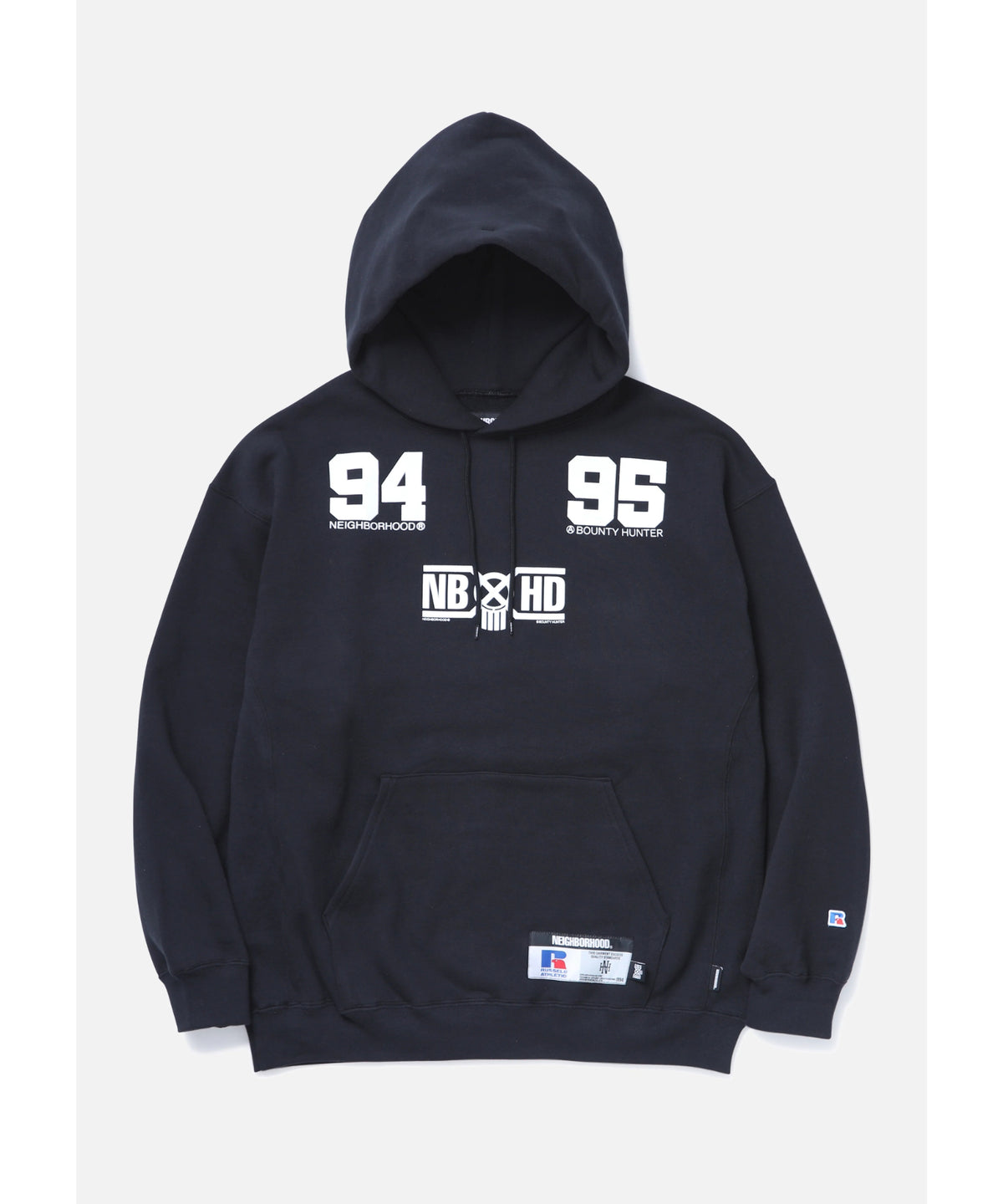 NH X BOUNTY HUNTER X RUSSELL ATHLETIC . SWEAT HOODIE LS