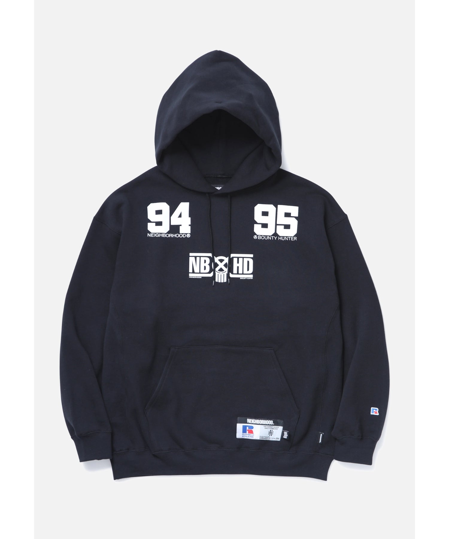 NH X BOUNTY HUNTER X RUSSELL ATHLETIC . SWEAT HOODIE LS