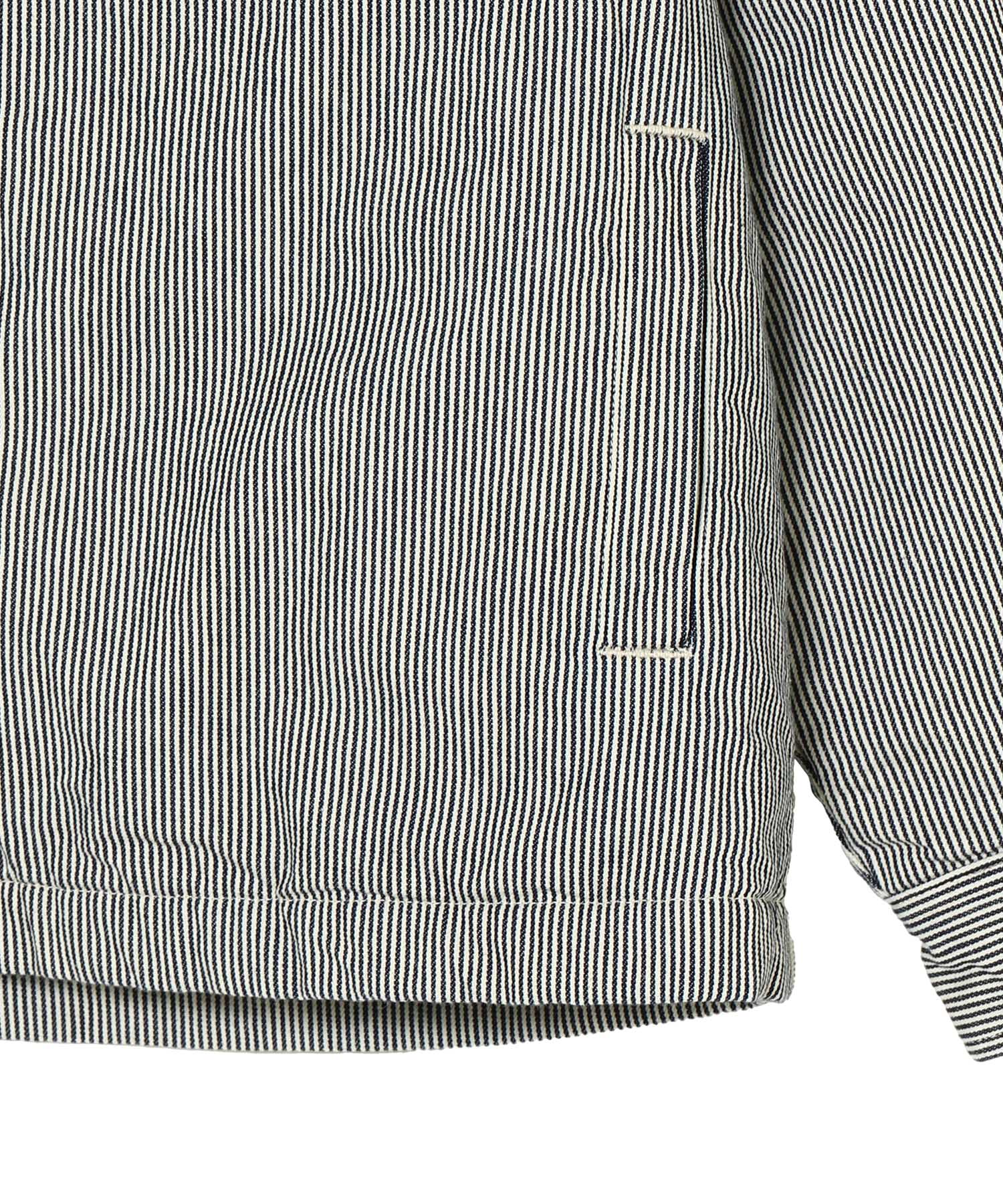 CRA90 HICKORY STRIPE JACKET POST O'ALLS