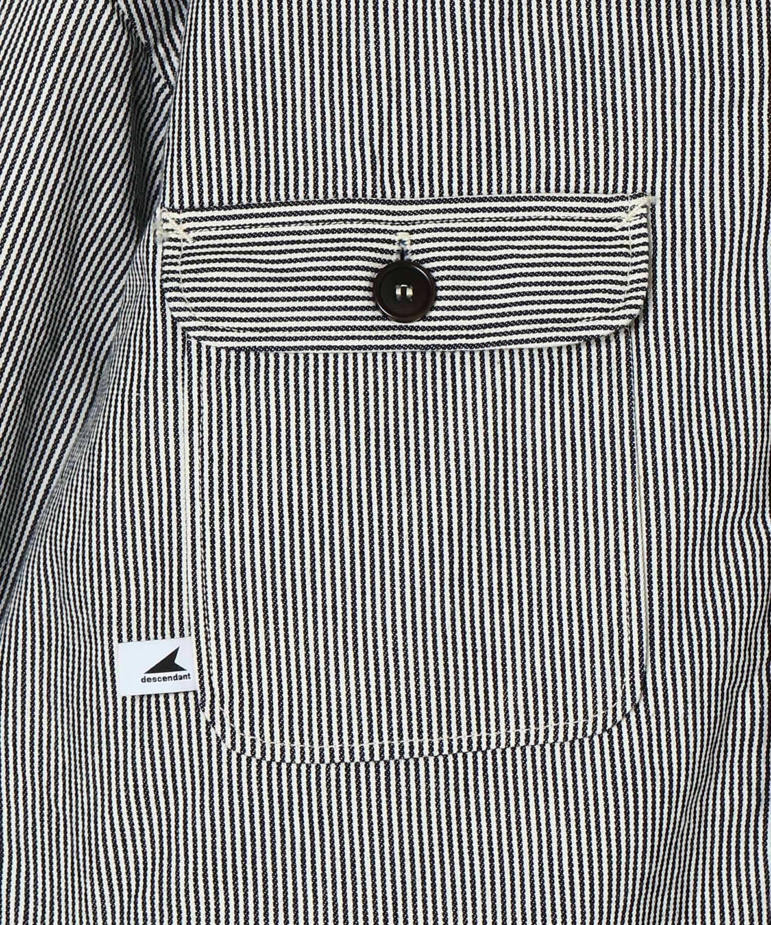 CRA90 HICKORY STRIPE JACKET POST O'ALLS