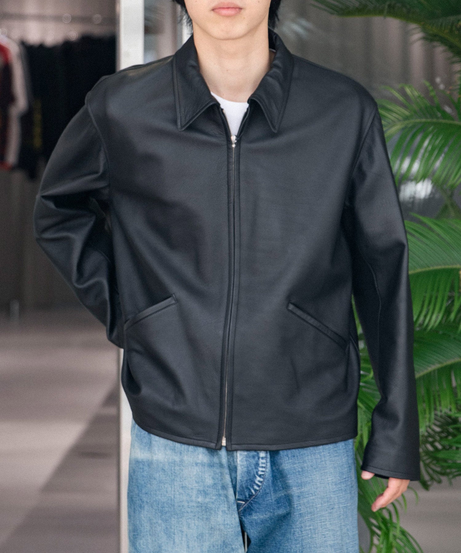 Leather Sports Jacket