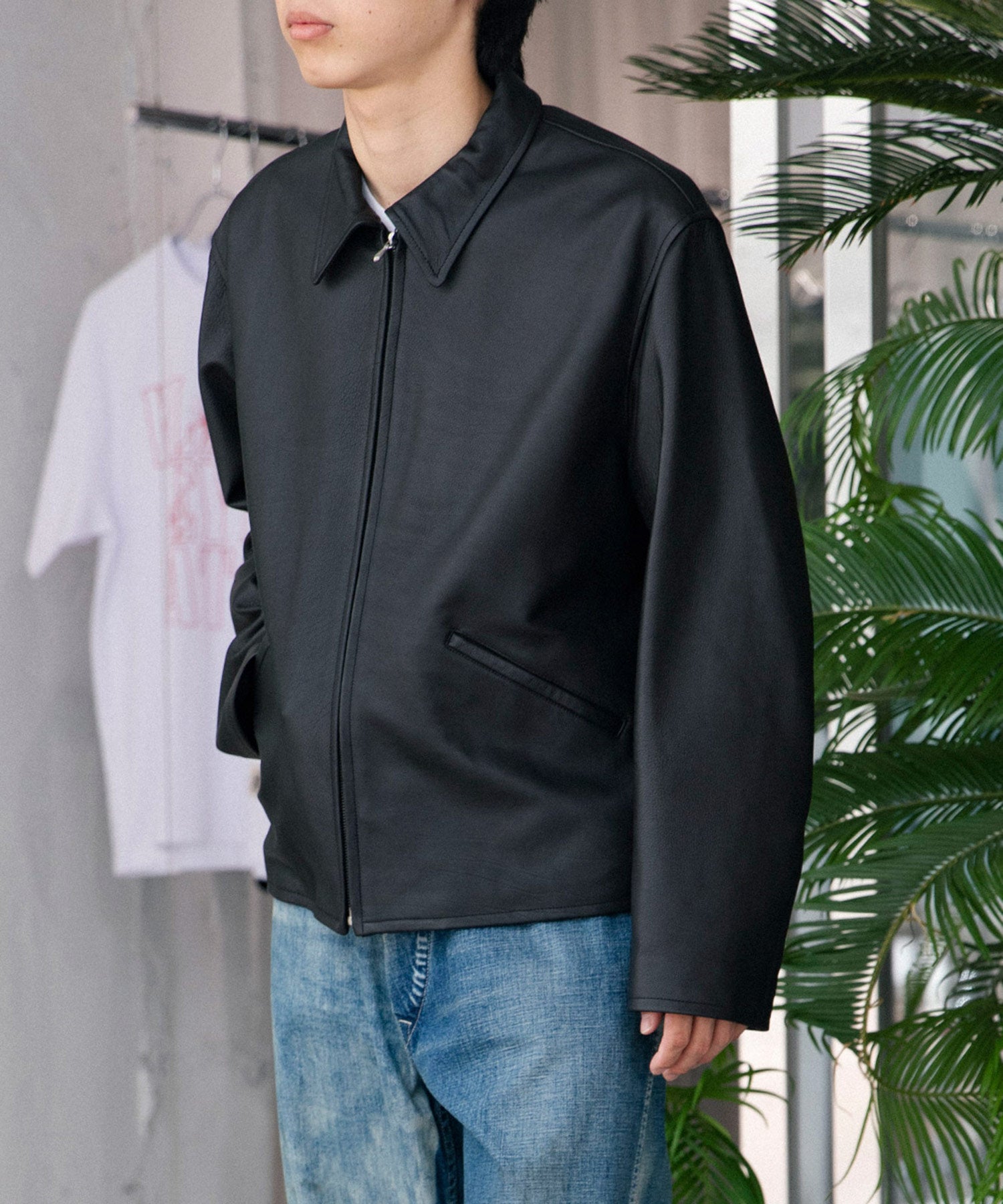 Leather Sports Jacket