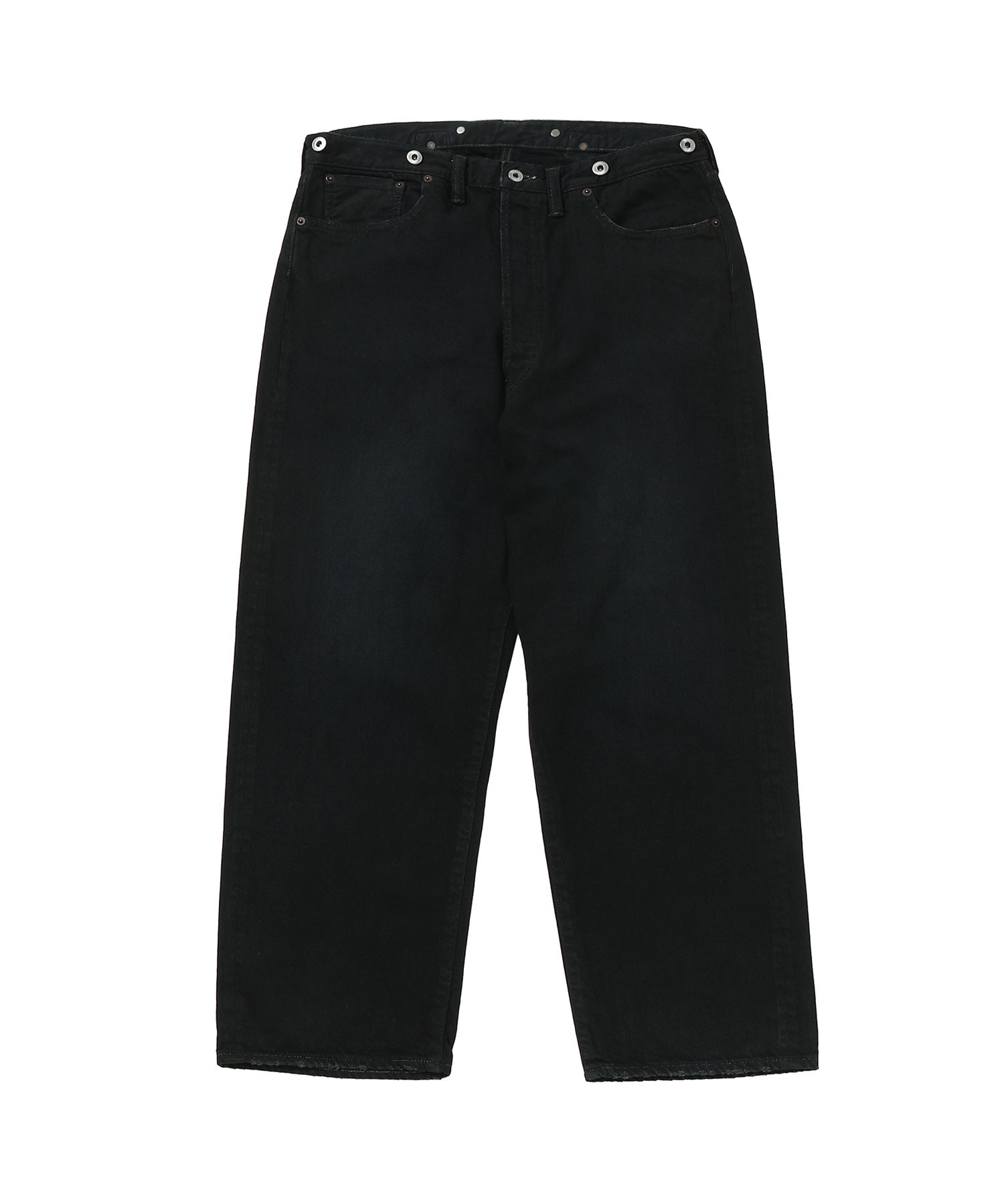 No.22 Washed Wide Denim Pants