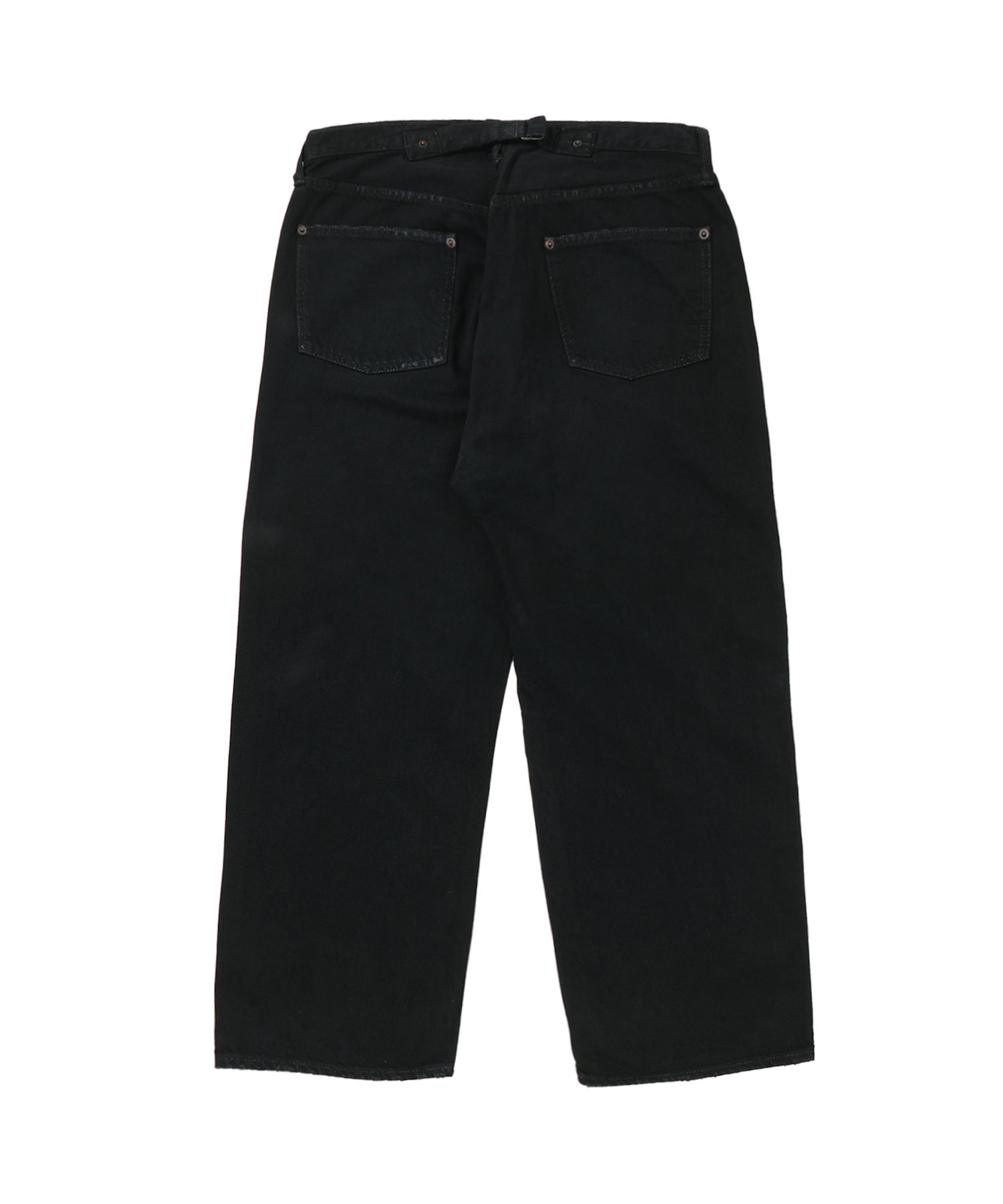 No.22 Washed Wide Denim Pants