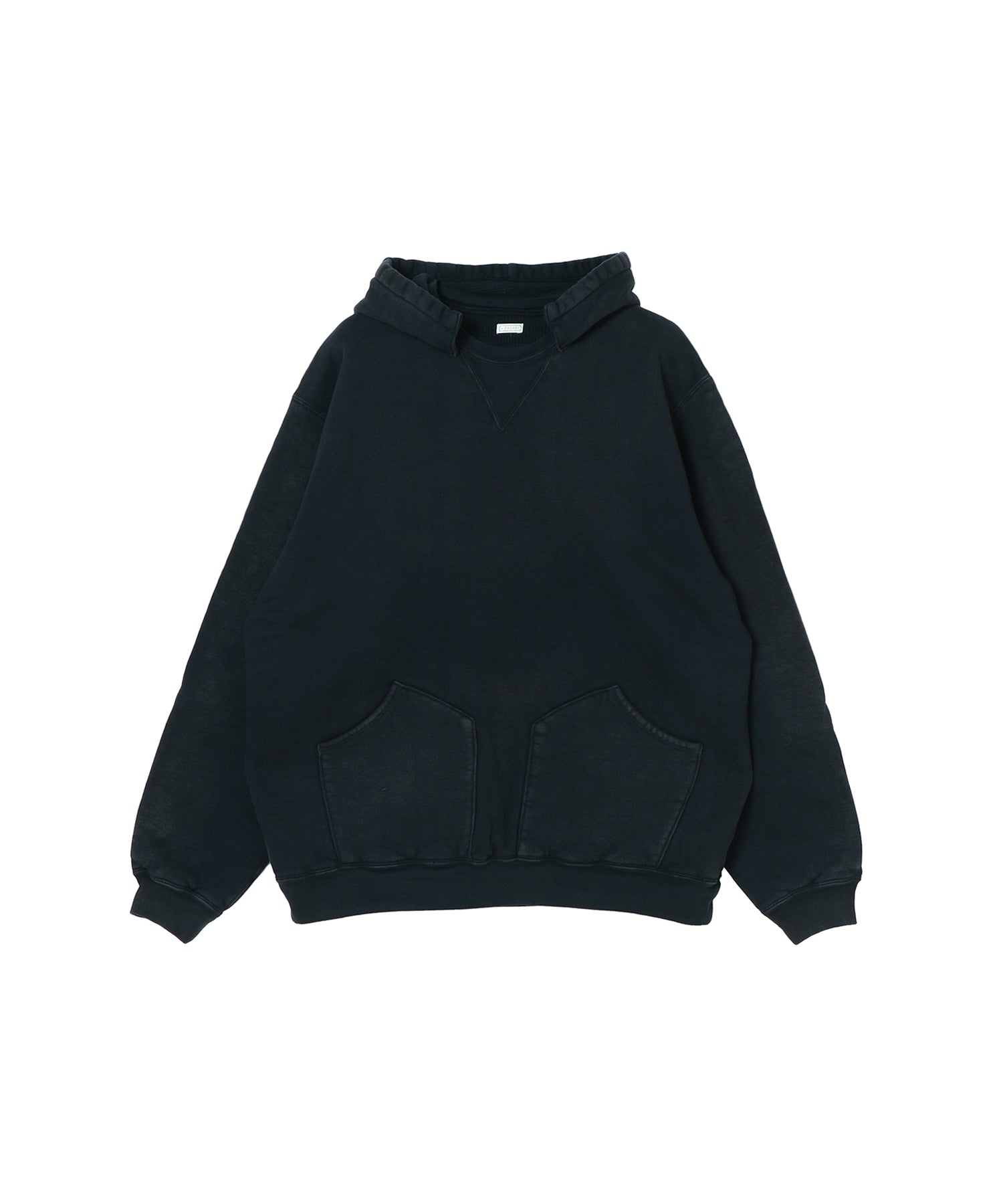 Vintage Attached Hood Sweat Parka