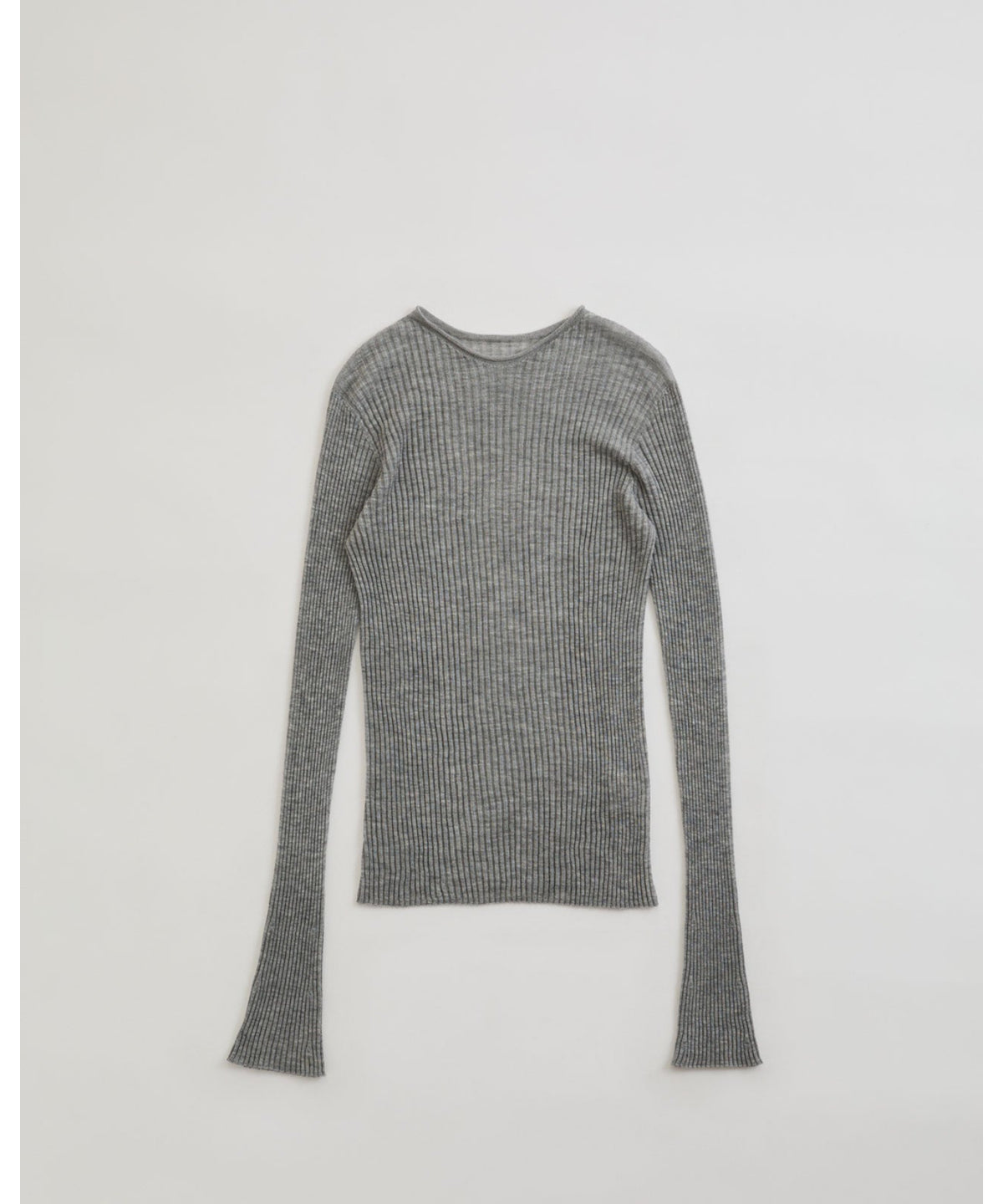 CASHMERE SILK RIB KNIT