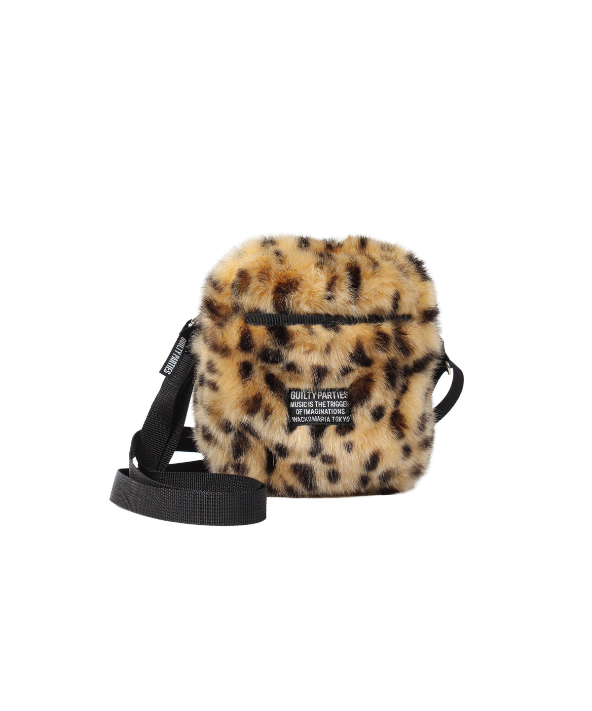 SPEAK EASY / LEOPARD FAUX FUR SHOULDER MINI BAG