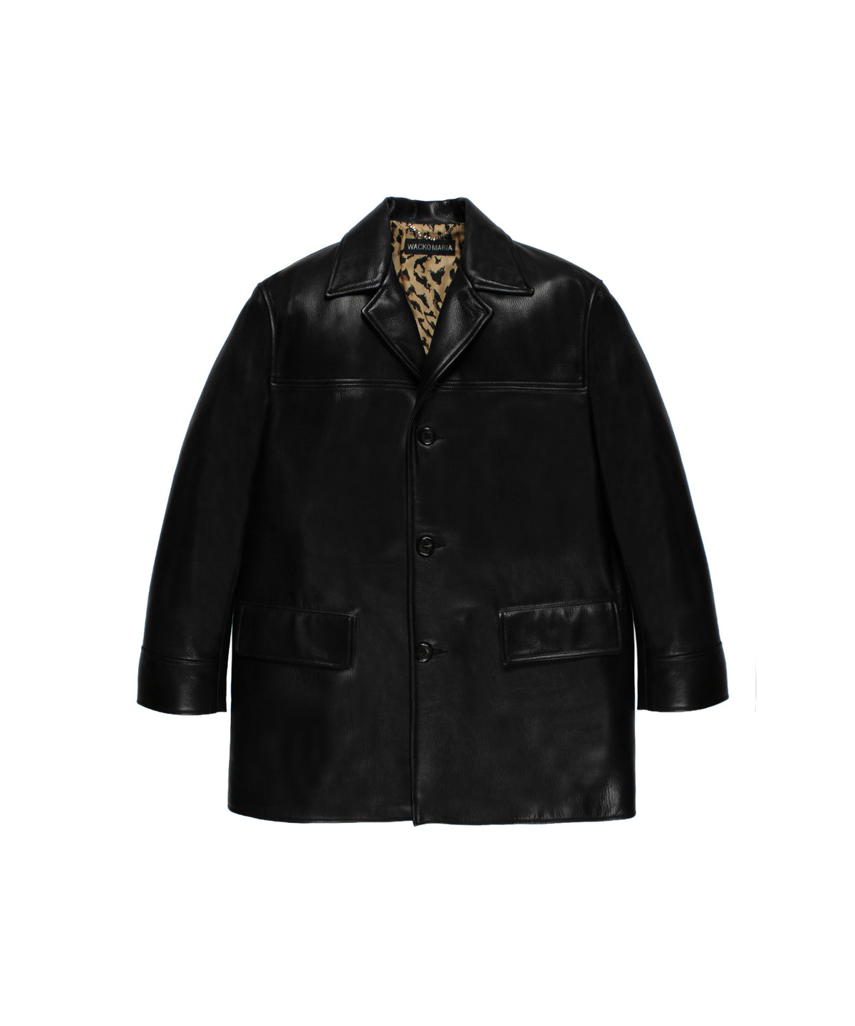LEATHER CAR COAT