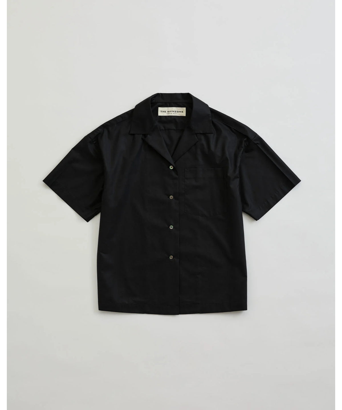 OPEN COLLAR LAWN SHIRT