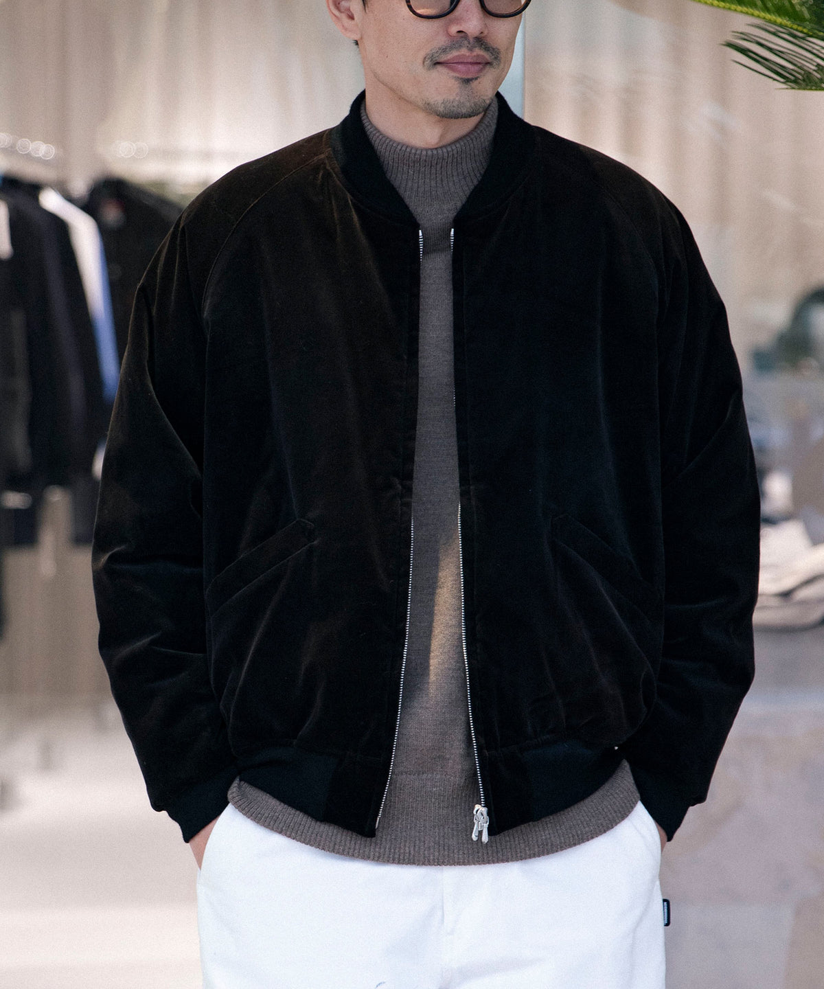 Vintage US NAVY Souvenir Velour Jacket