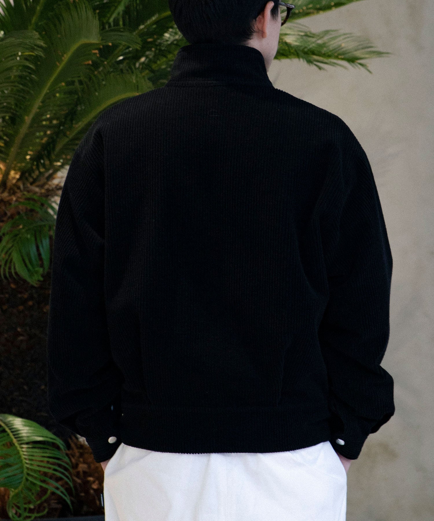 Wool Corduroy Bomber Jacket