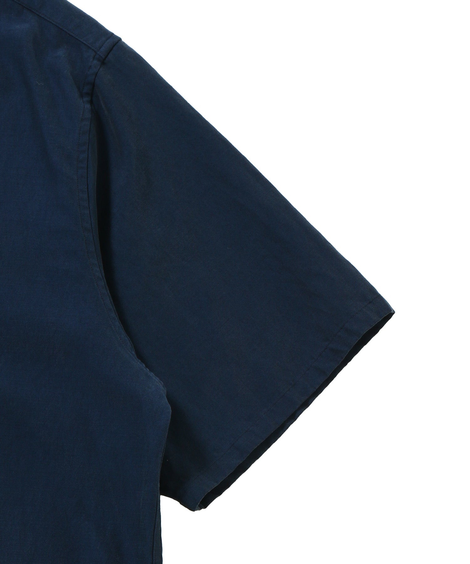 Silk Cotton Open Collar S/S Shirt