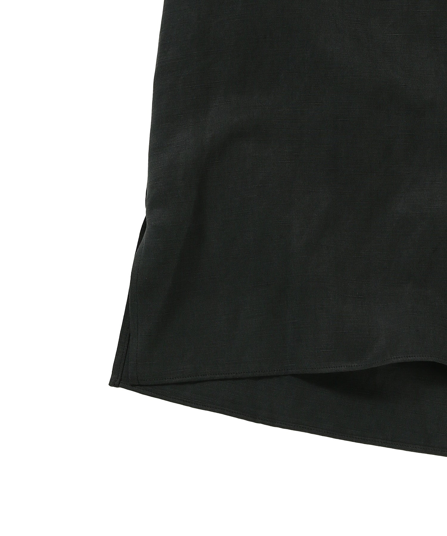 Silk Linen Open Collar S/S Shirt