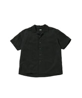 Silk Linen Open Collar S/S Shirt