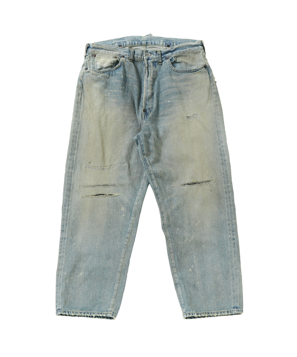 No.37 Washed Wide Denim Pants