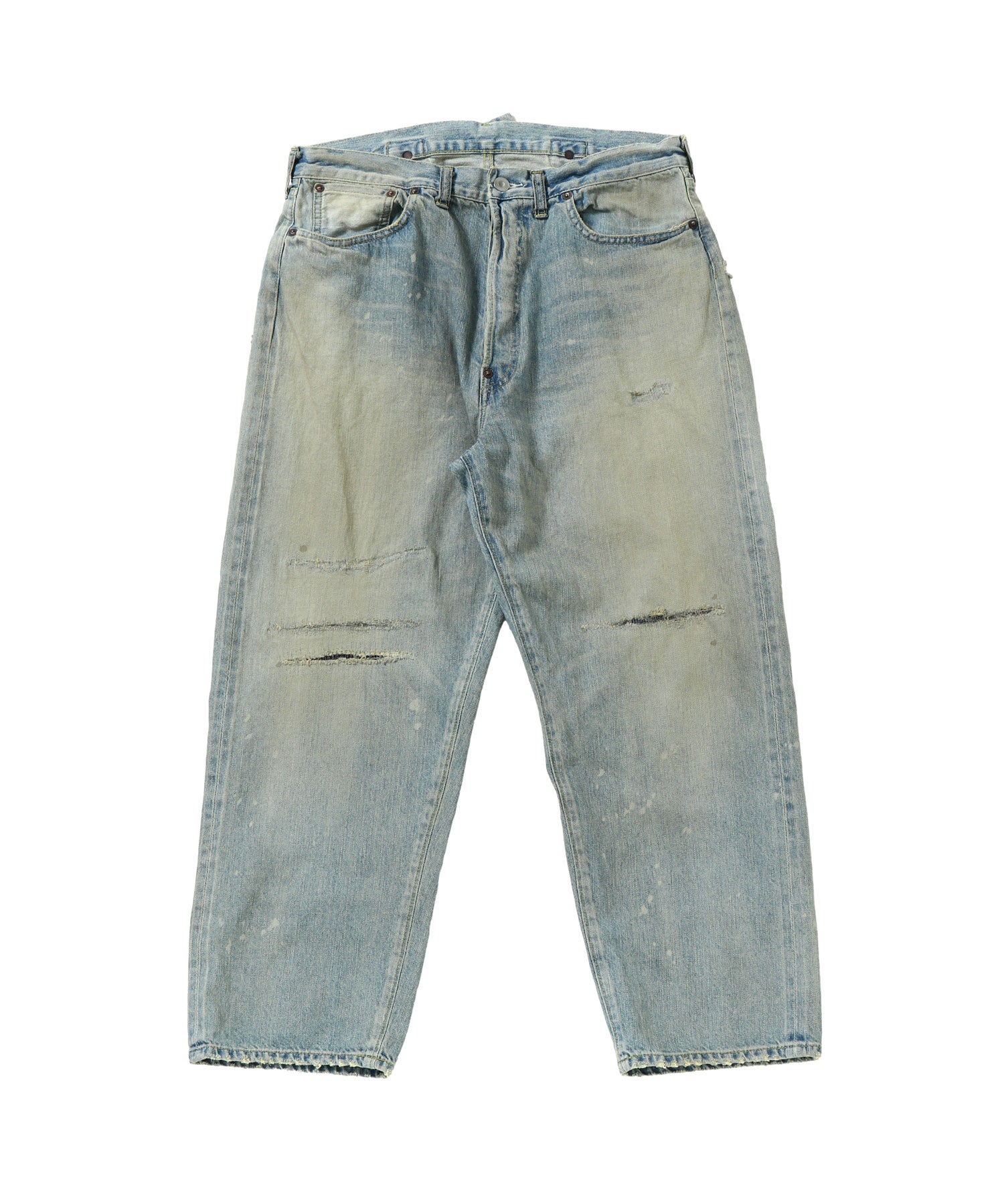 No.37 Washed Wide Denim Pants
