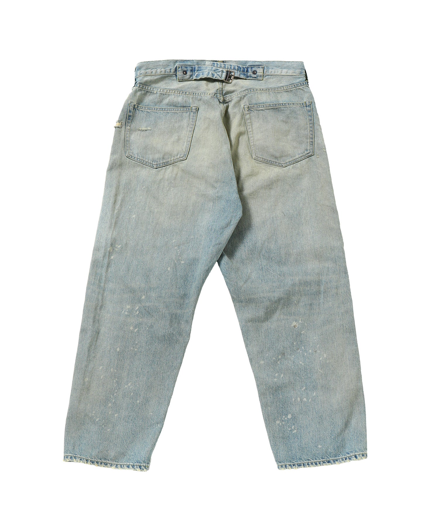 No.37 Washed Wide Denim Pants