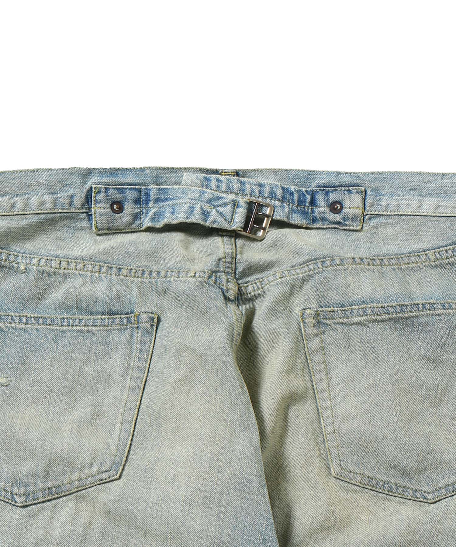 No.37 Washed Wide Denim Pants