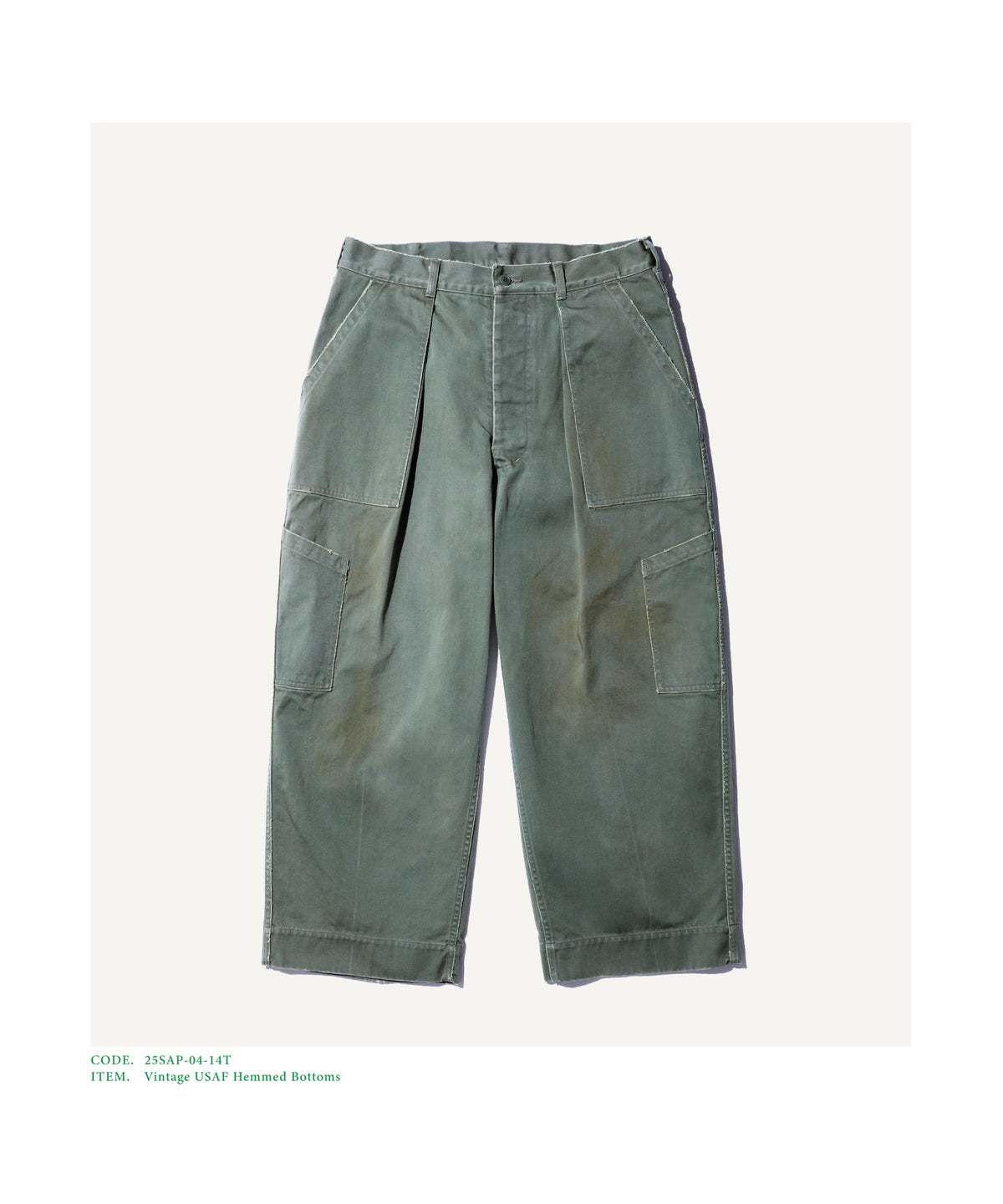 Vintage USAF Hemmed Bottoms