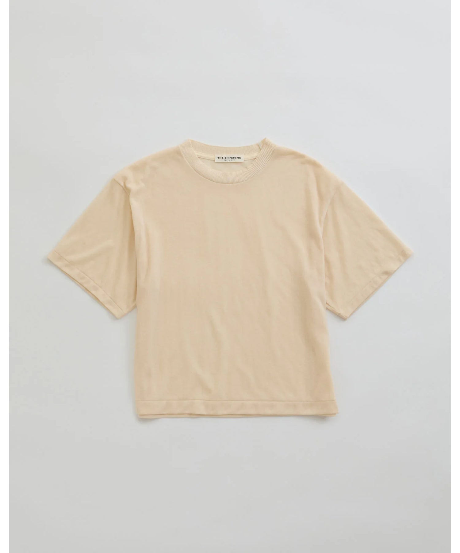 SHEER GAUZE HALF SLEEVE TEE - THE SHINZONE (ザ シンゾーン) - tops
