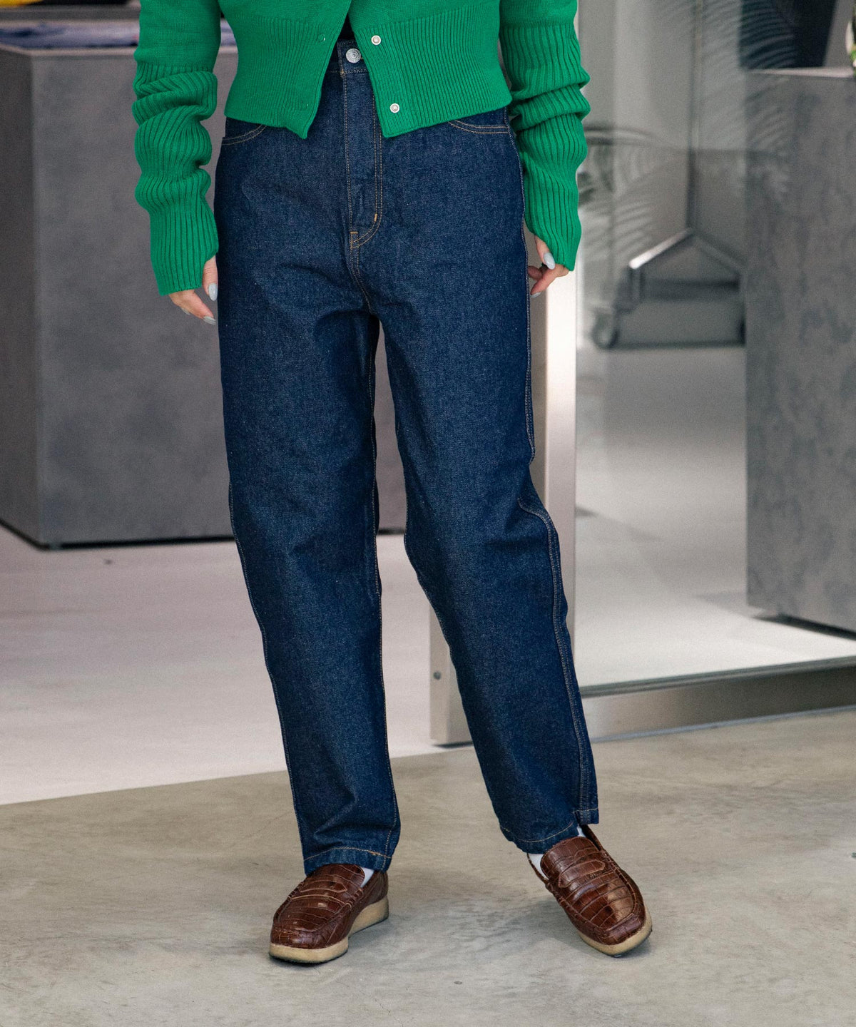 NEW CARROT DENIM PANTS