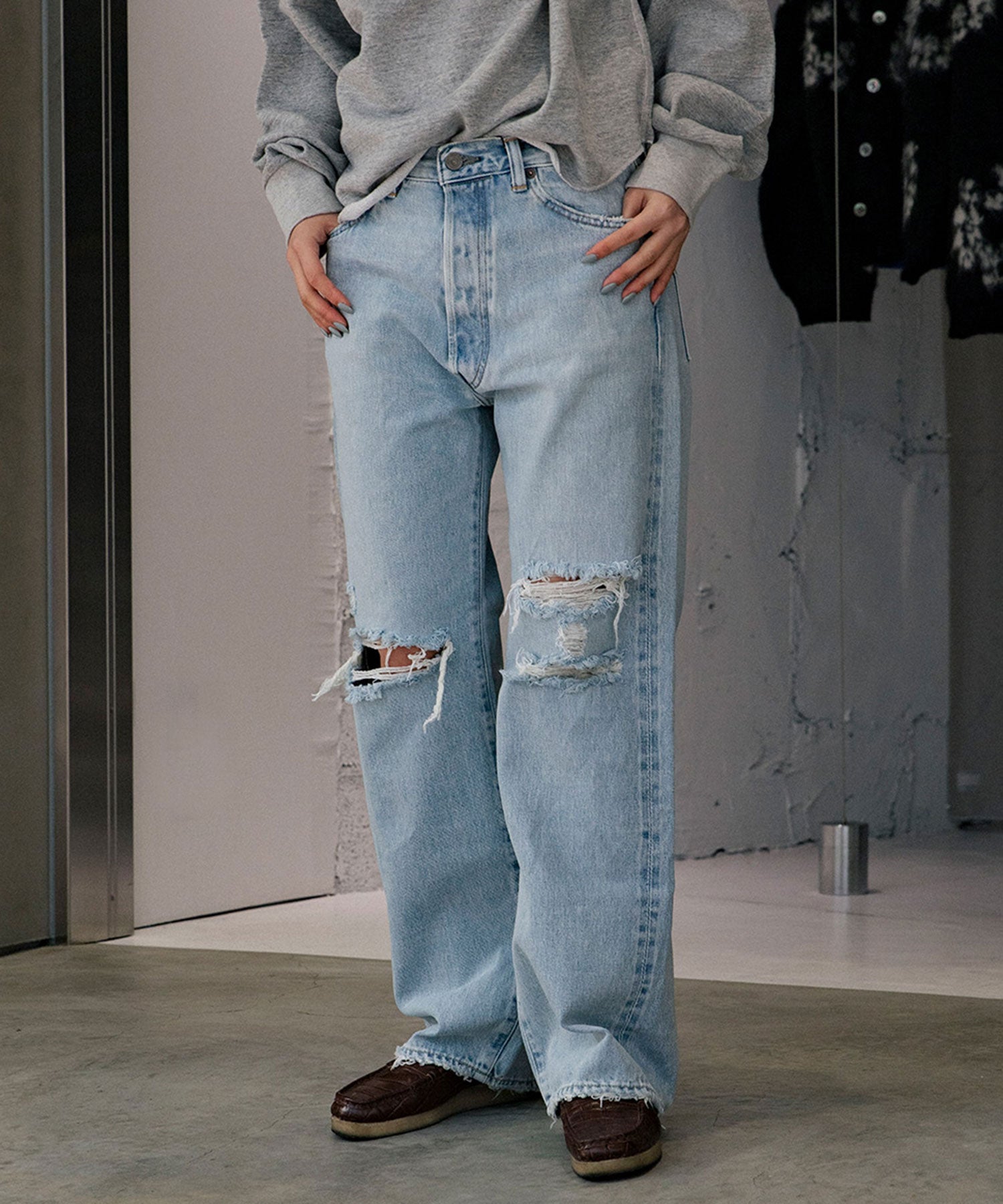 NEW YORKER DENIM PANTS (DAMAGED)