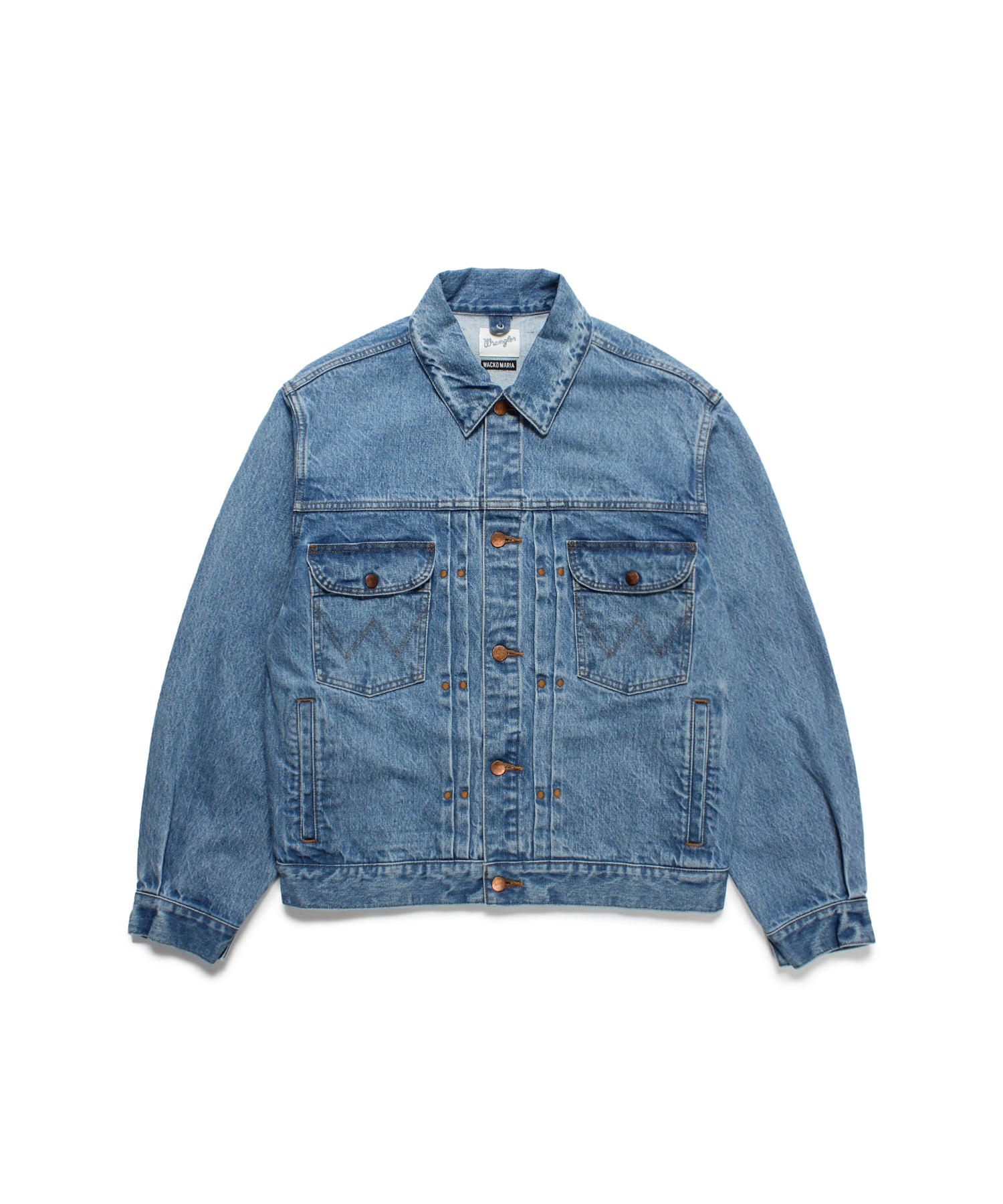 WRANGLER / WASHED DENIM TRUCKER JACKET - WACKO MARIA (ワコマリア 