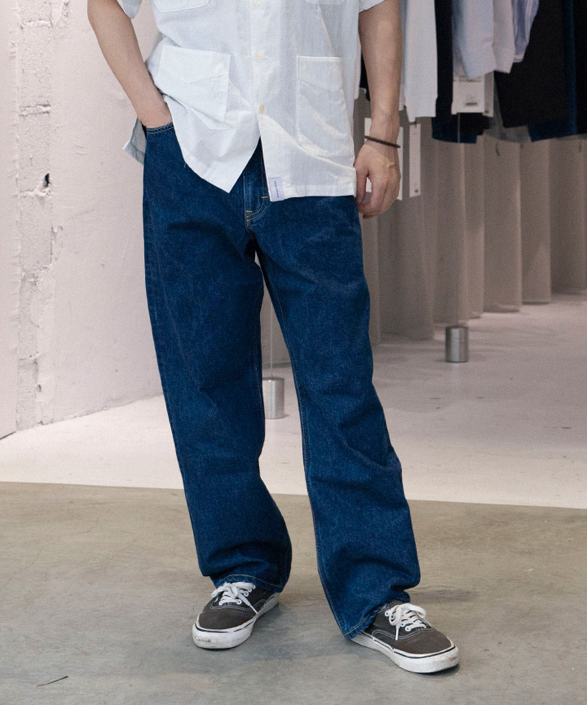 LEE / WASHED DENIM PANTS