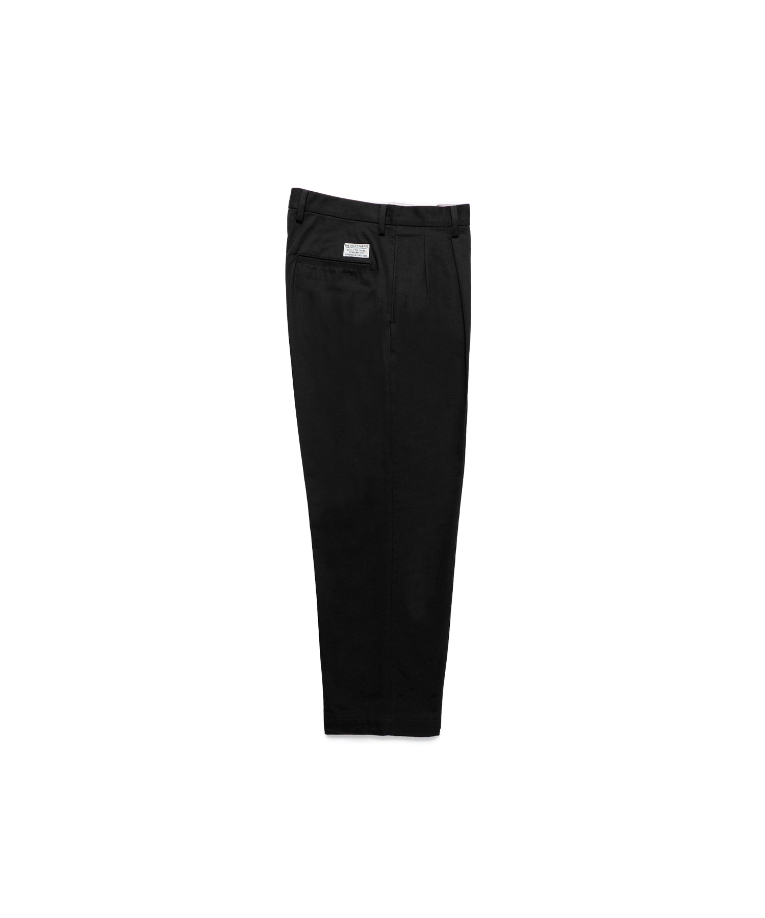 DOUBLE PLEATED CHINO TROUSERS