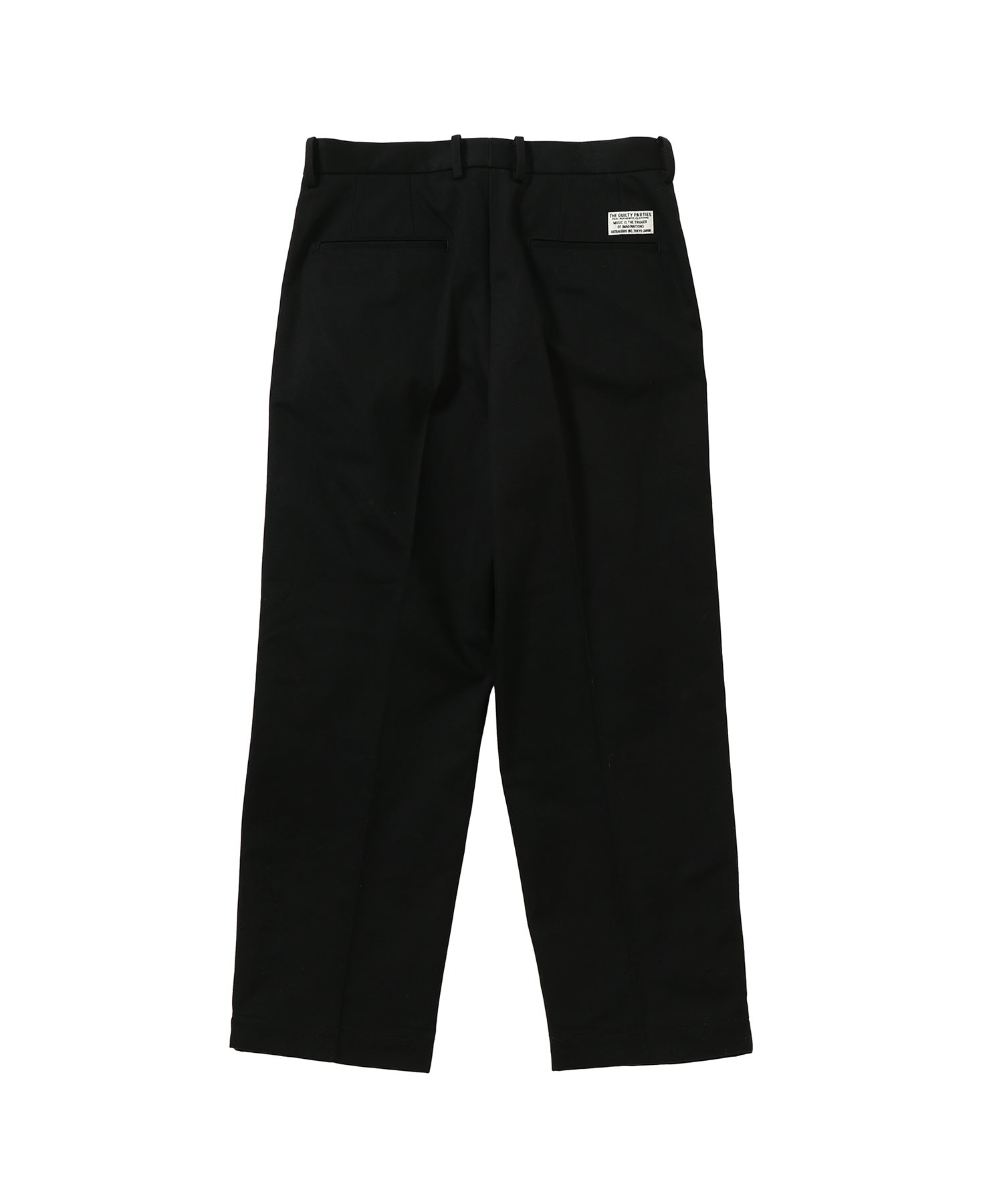 DOUBLE PLEATED CHINO TROUSERS