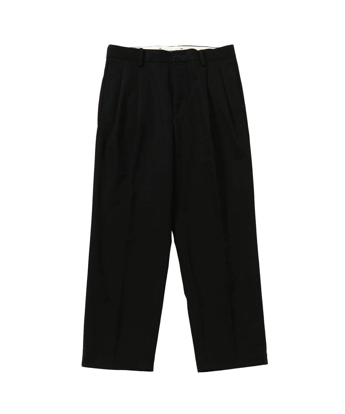 DOUBLE PLEATED CHINO TROUSERS